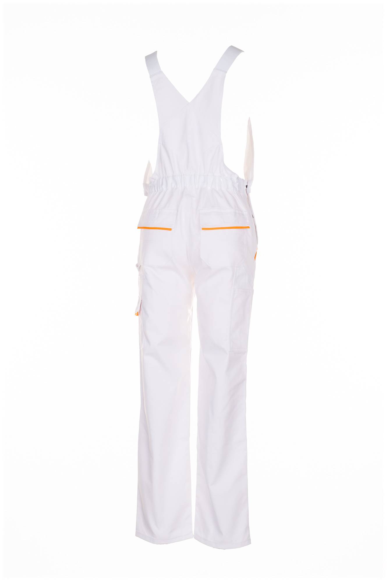 Planam Highline Latzhose reinweiß/reinweiß/gelb 52 2337052