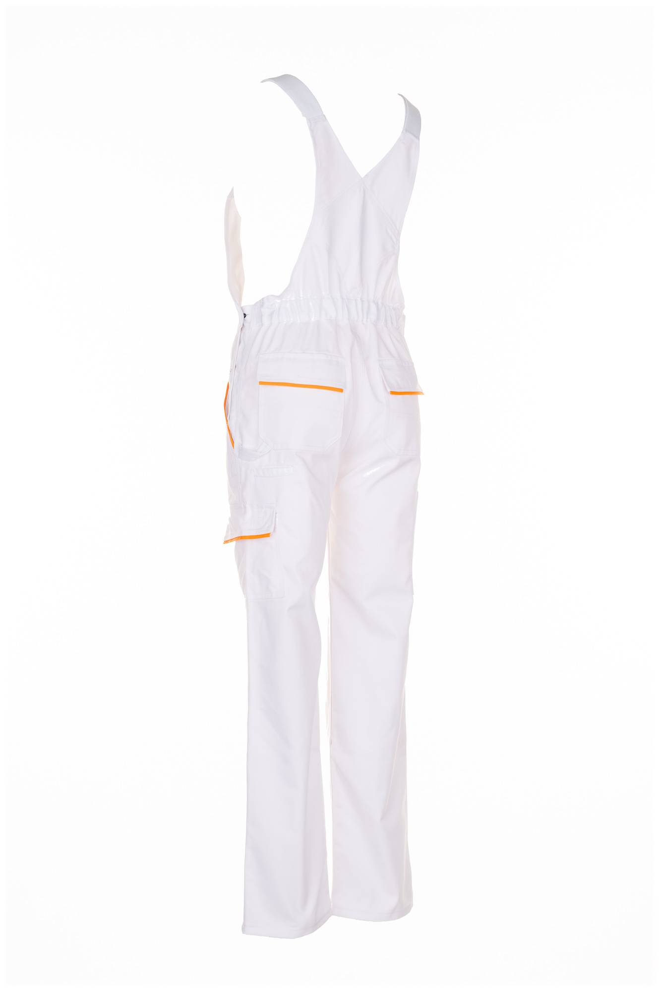 Planam Highline Latzhose reinweiß/reinweiß/gelb 52 2337052