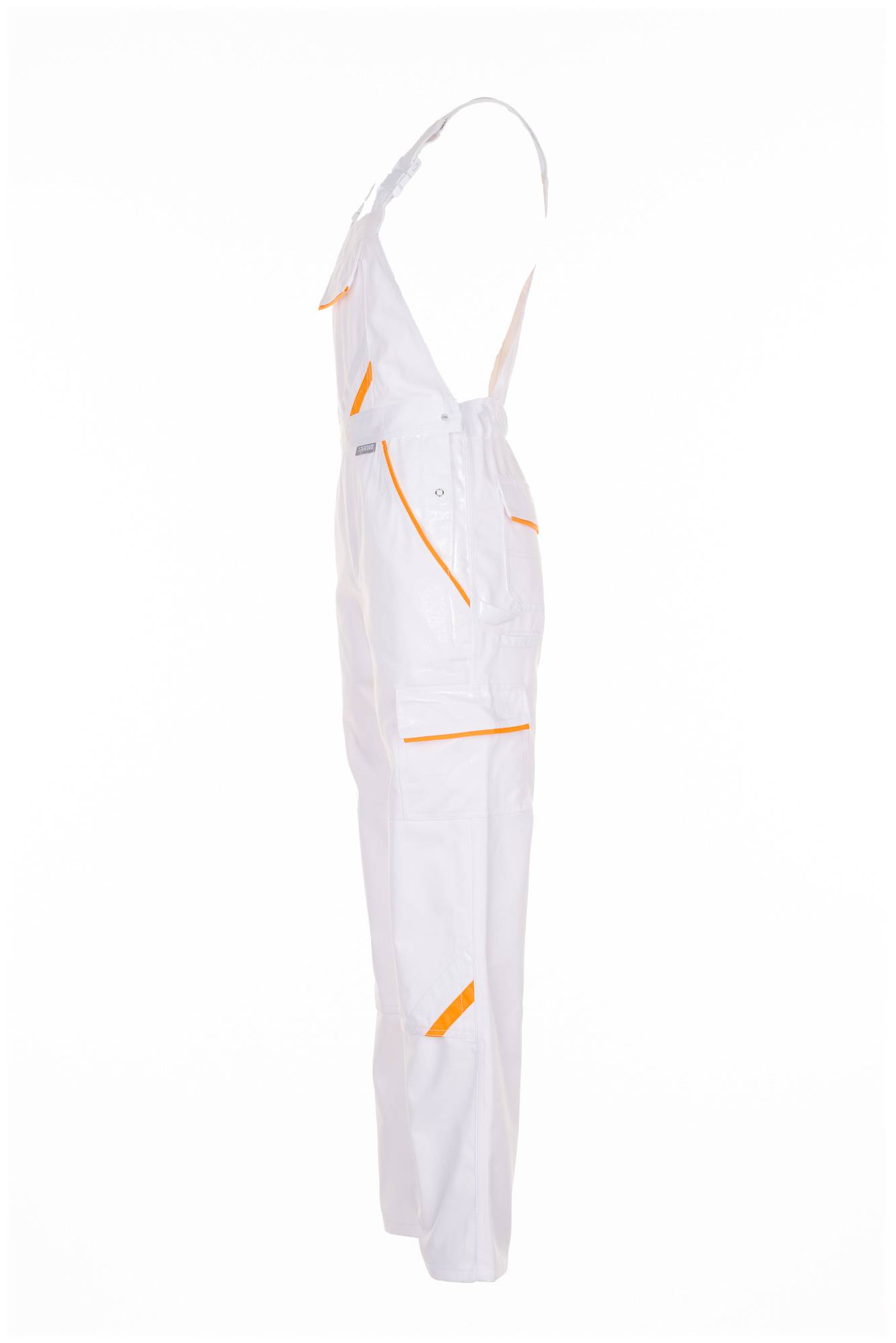 Planam Highline Latzhose reinweiß/reinweiß/gelb 52 2337052