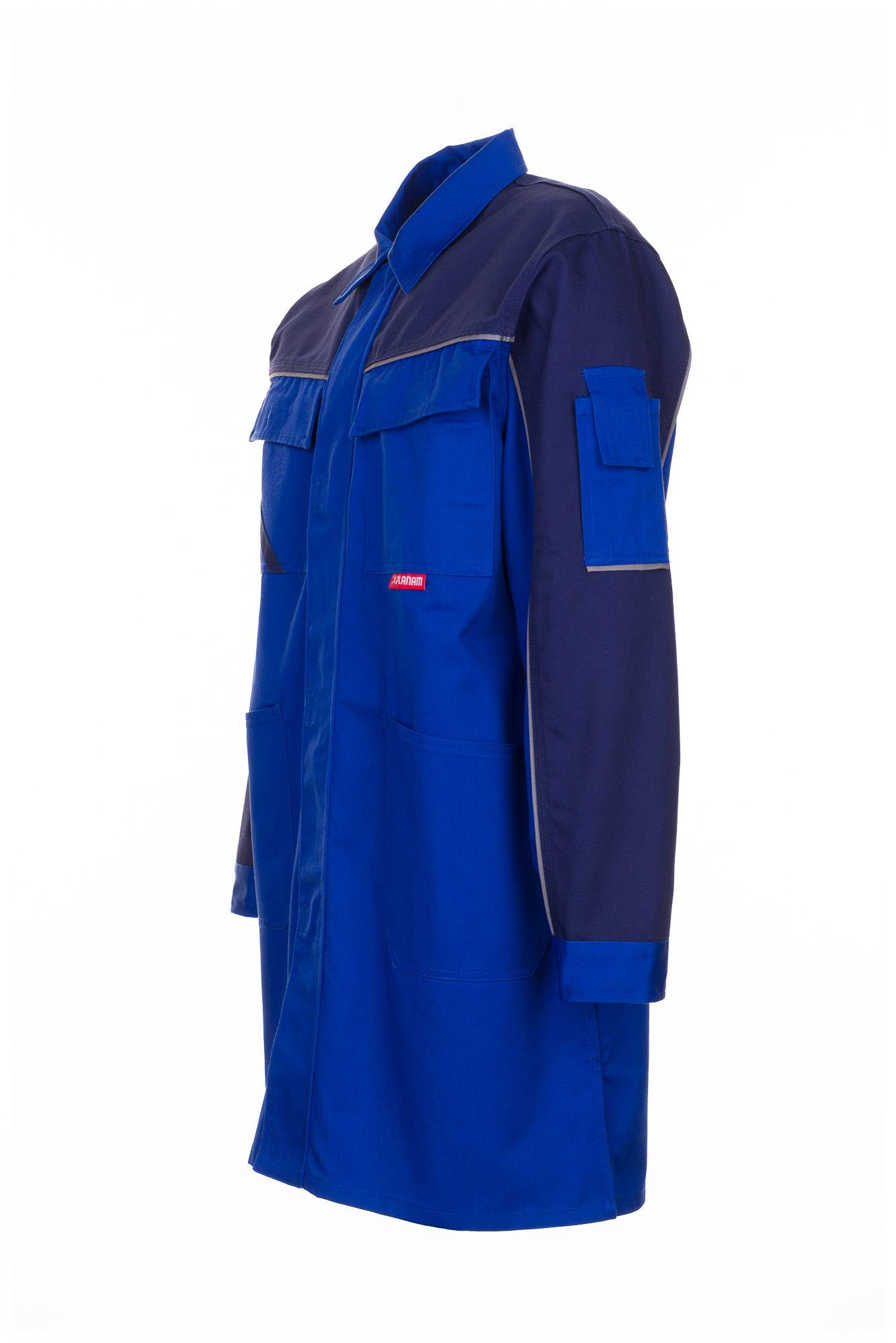 Planam Highline Berufsmantel kornblumenblau/marine/zink 68 2350068