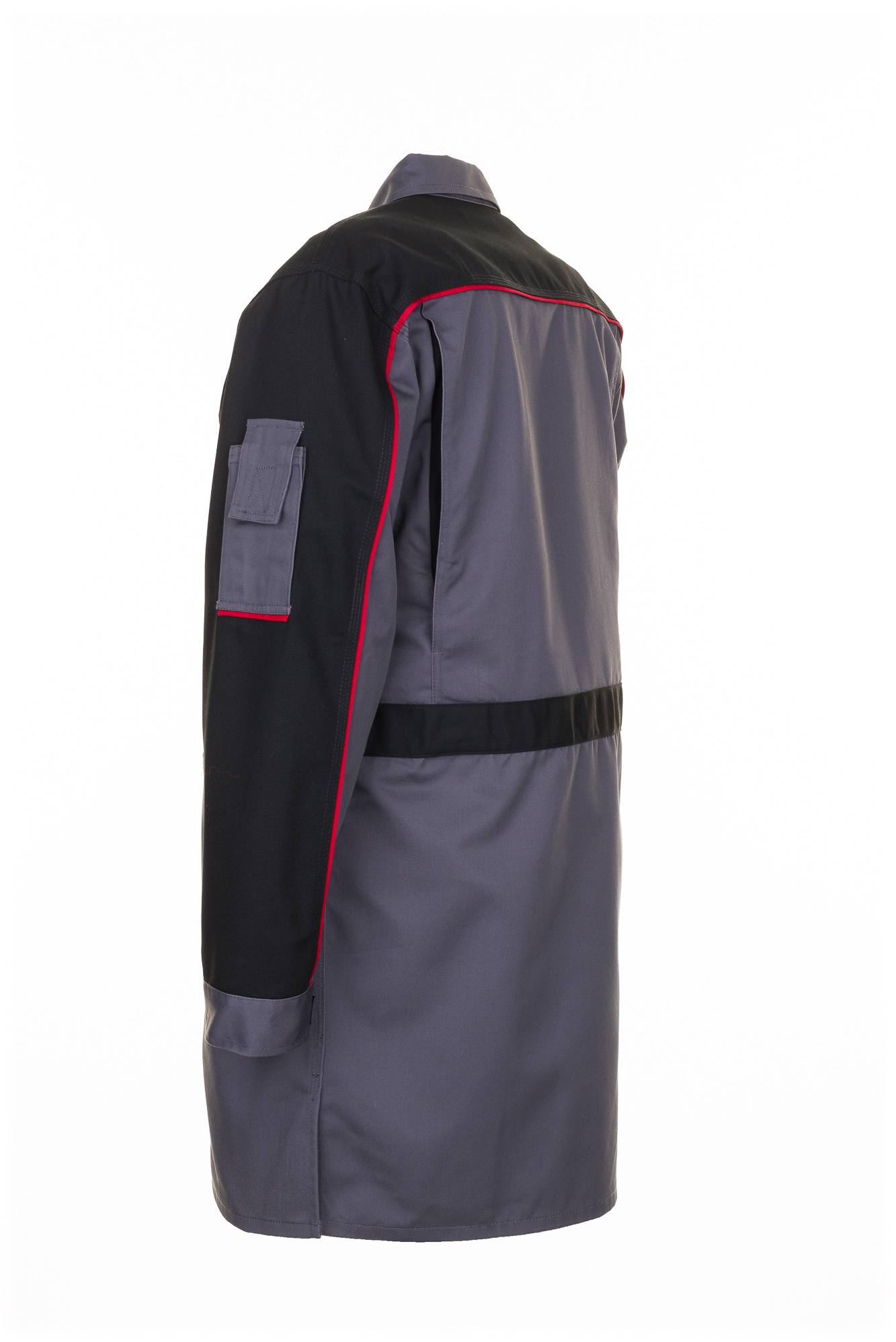 Planam Highline Berufsmantel schiefer/schwarz/rot 38 2352038