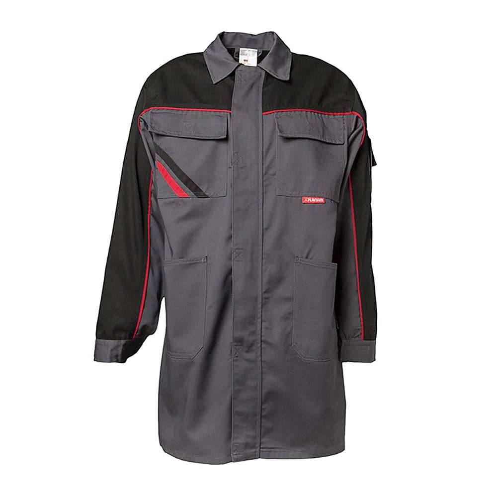 Planam Highline Berufsmantel schiefer/schwarz/rot 53 2352053