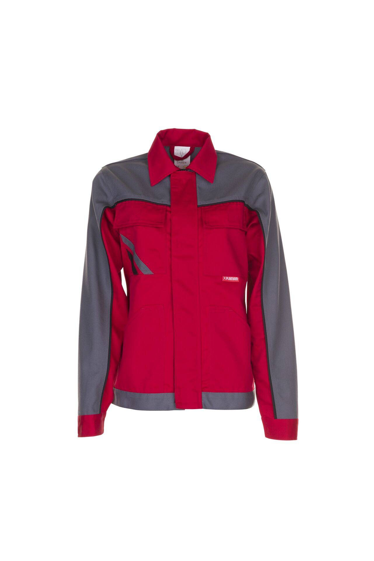 PLANAM Bundjacke rot/schiefer/schwarz Highline Gr. 40