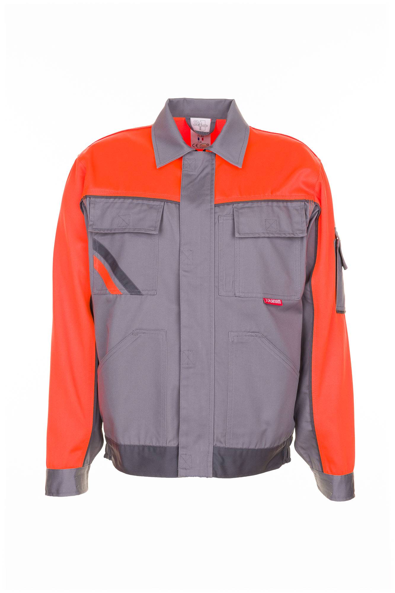 Planam Visline V1 Bundjacke zink/orange/schiefer 58 2410058