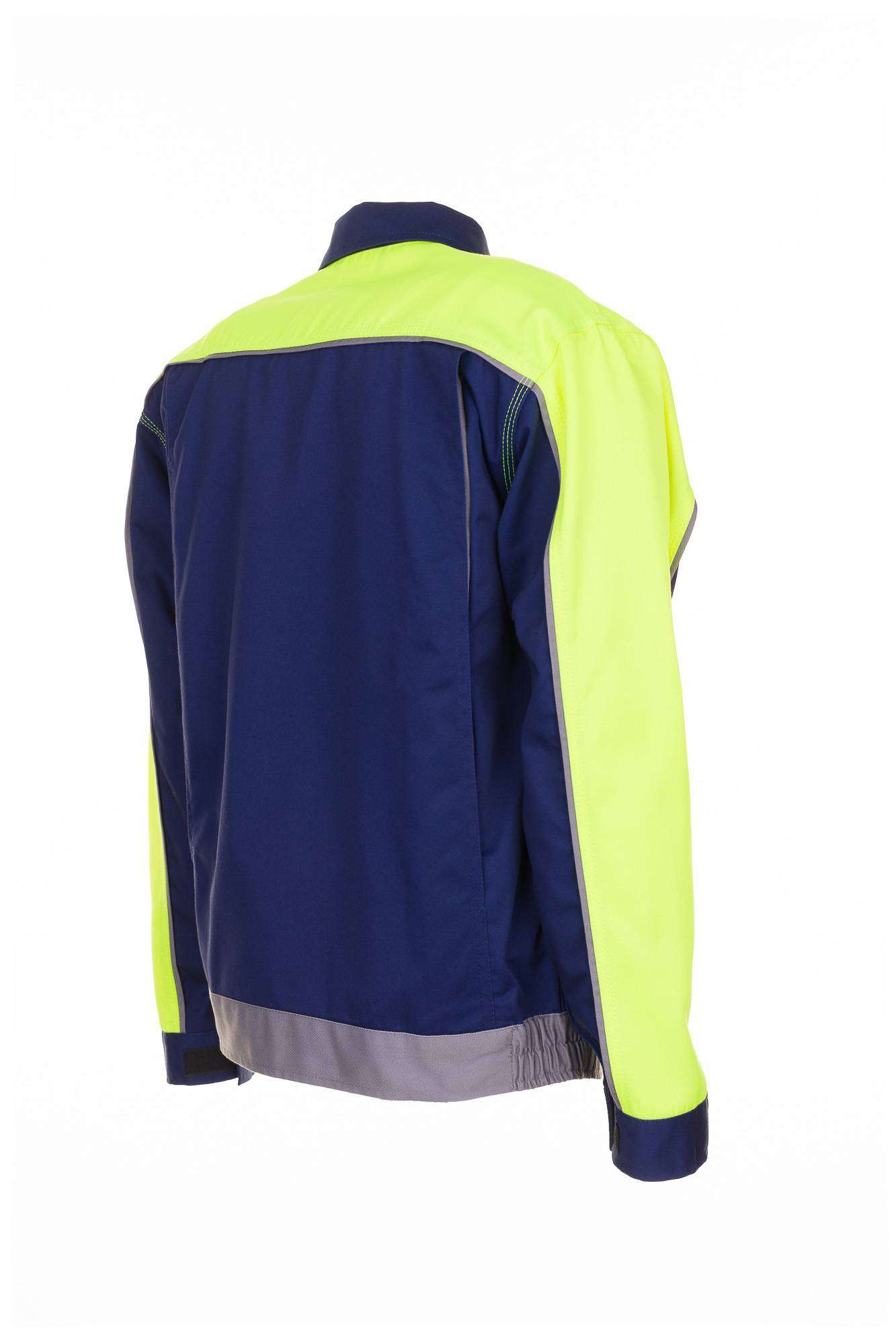 Planam Visline V1 Bundjacke marine/gelb/zink 40 2413040