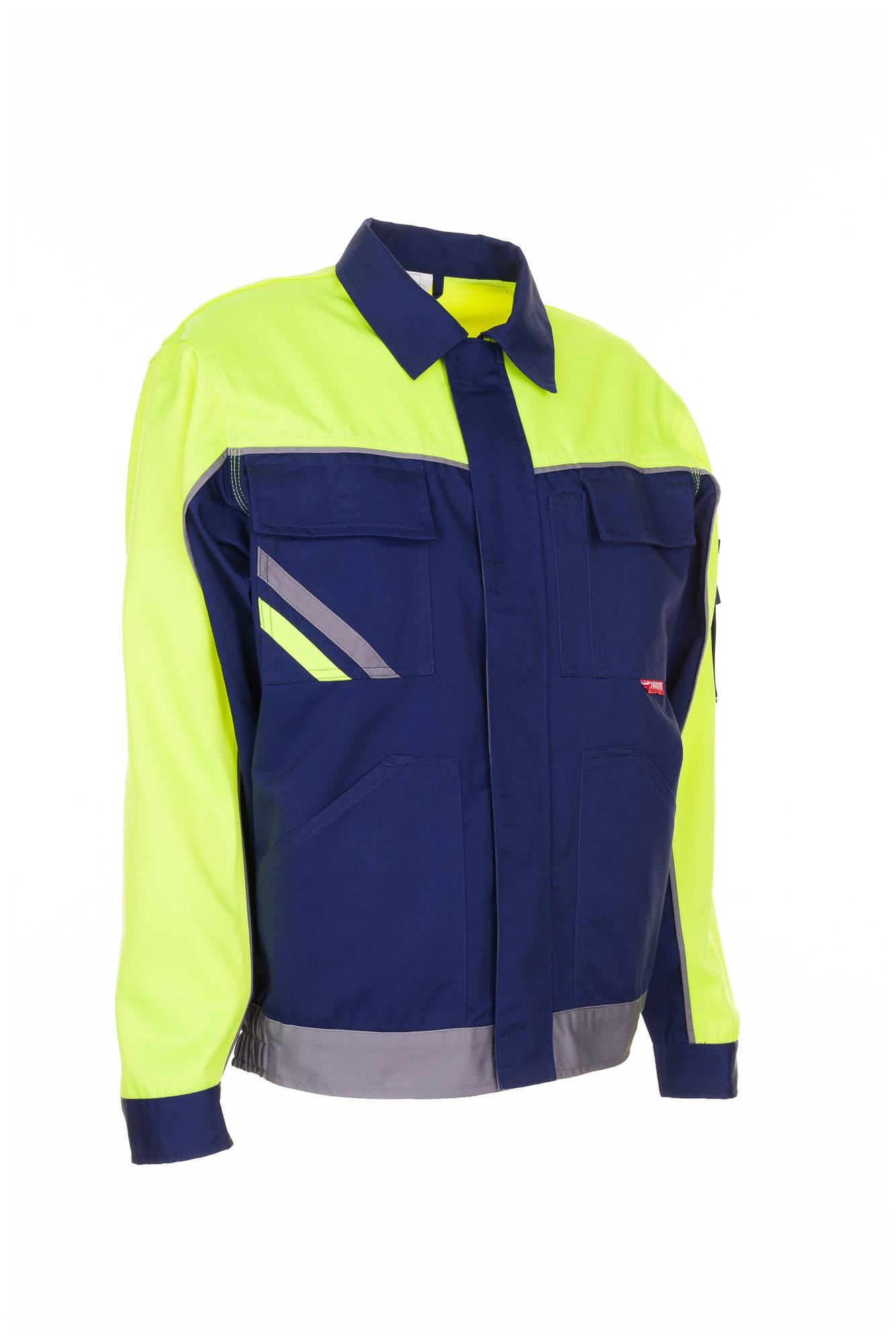 Planam Visline V1 Bundjacke marine/gelb/zink 90 2413090
