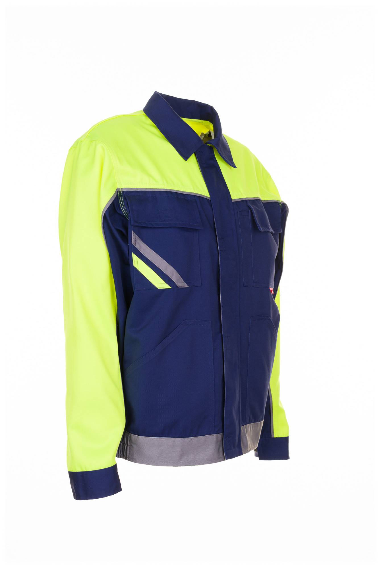 Planam Visline V1 Bundjacke marine/gelb/zink 90 2413090
