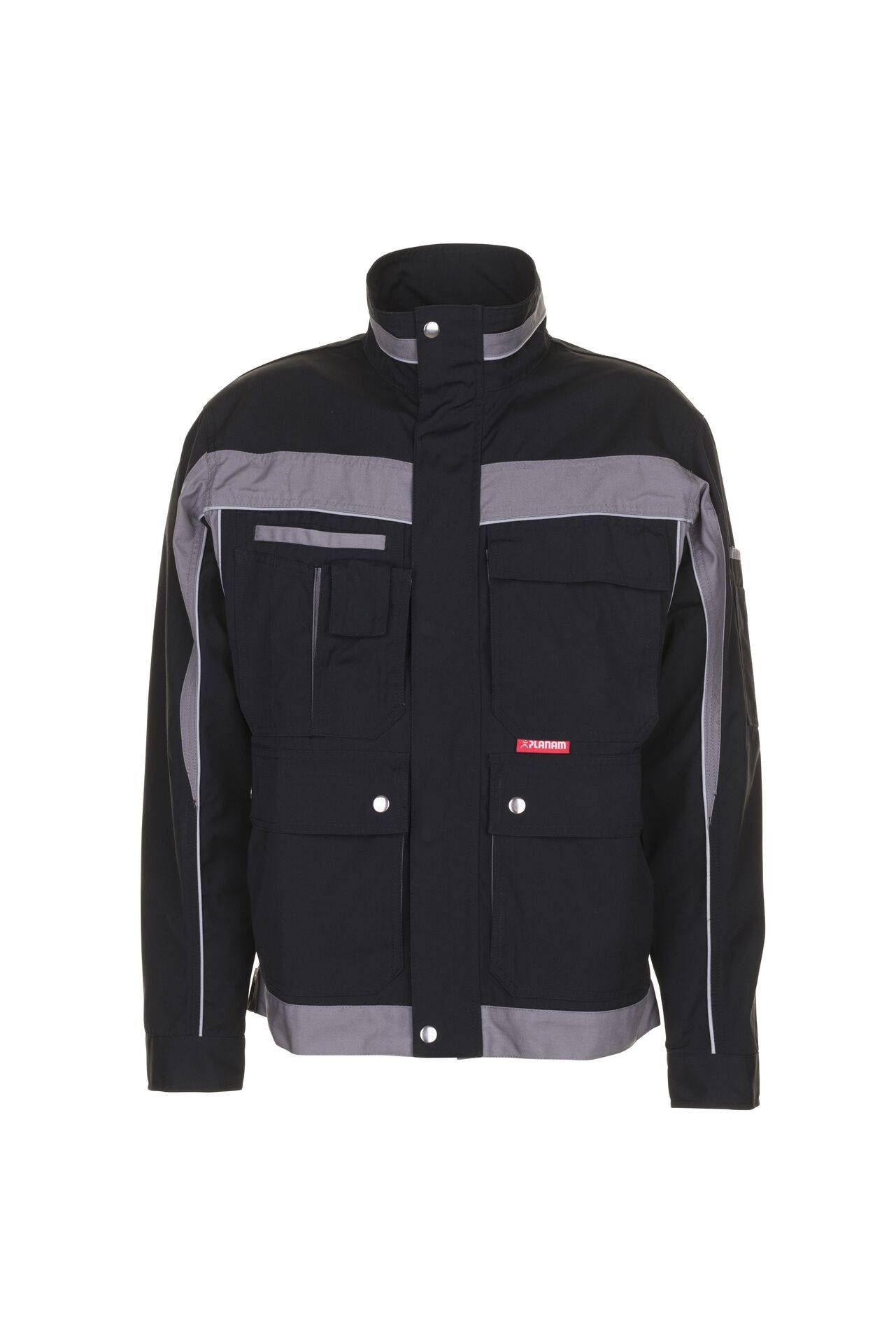 PLANAM Bundjacke schwarz/zink Plaline Gr. 62