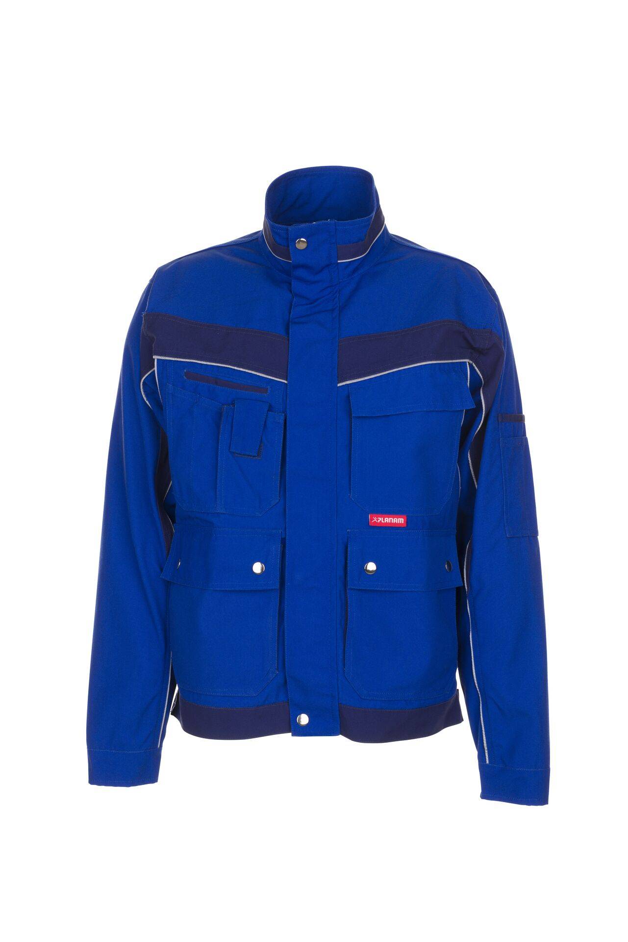 PLANAM Bundjacke kornblau/marine Plaline Gr. 106