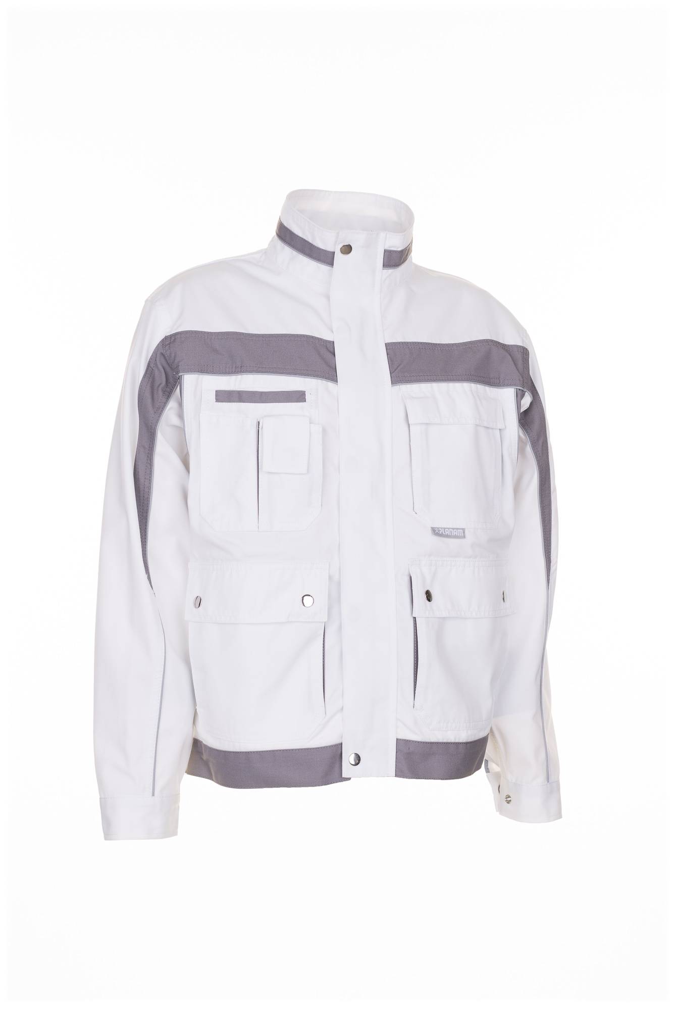Planam Plaline Bundjacke reinweiß/zink 58 2503058