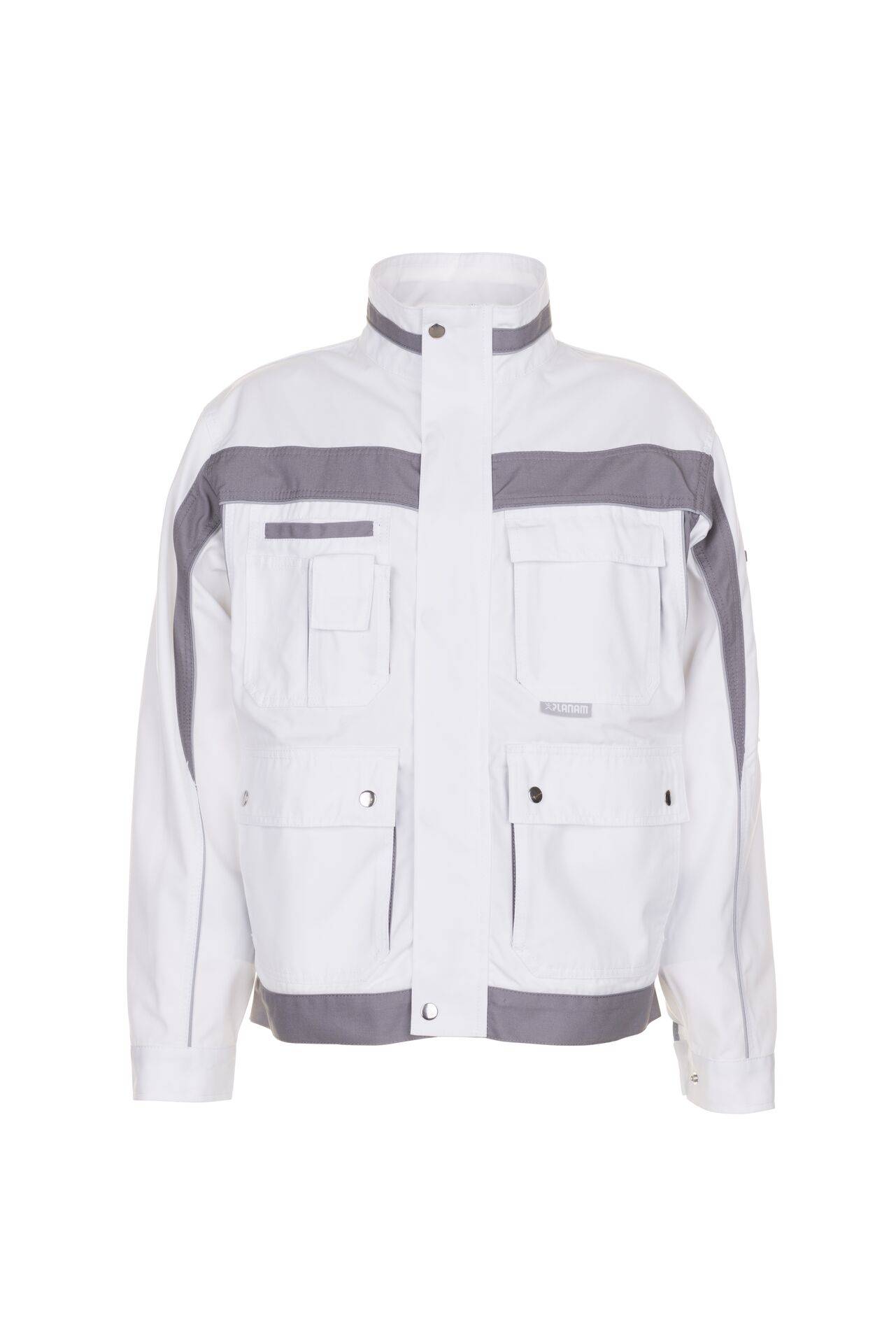 Planam Plaline Bundjacke reinweiß/zink 25 2503025