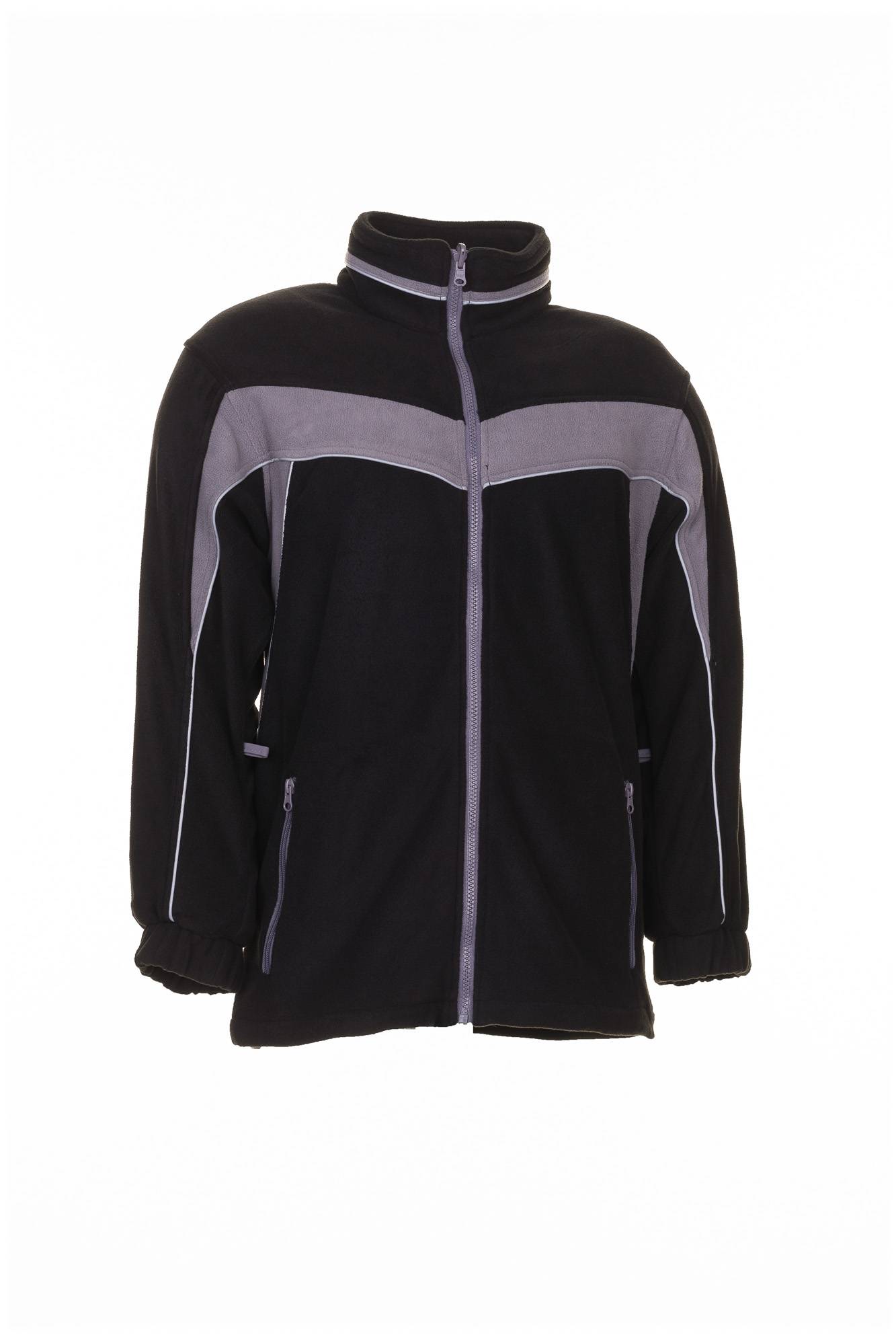 Planam Plaline Fleecejacke schwarz/zink XS 2560040