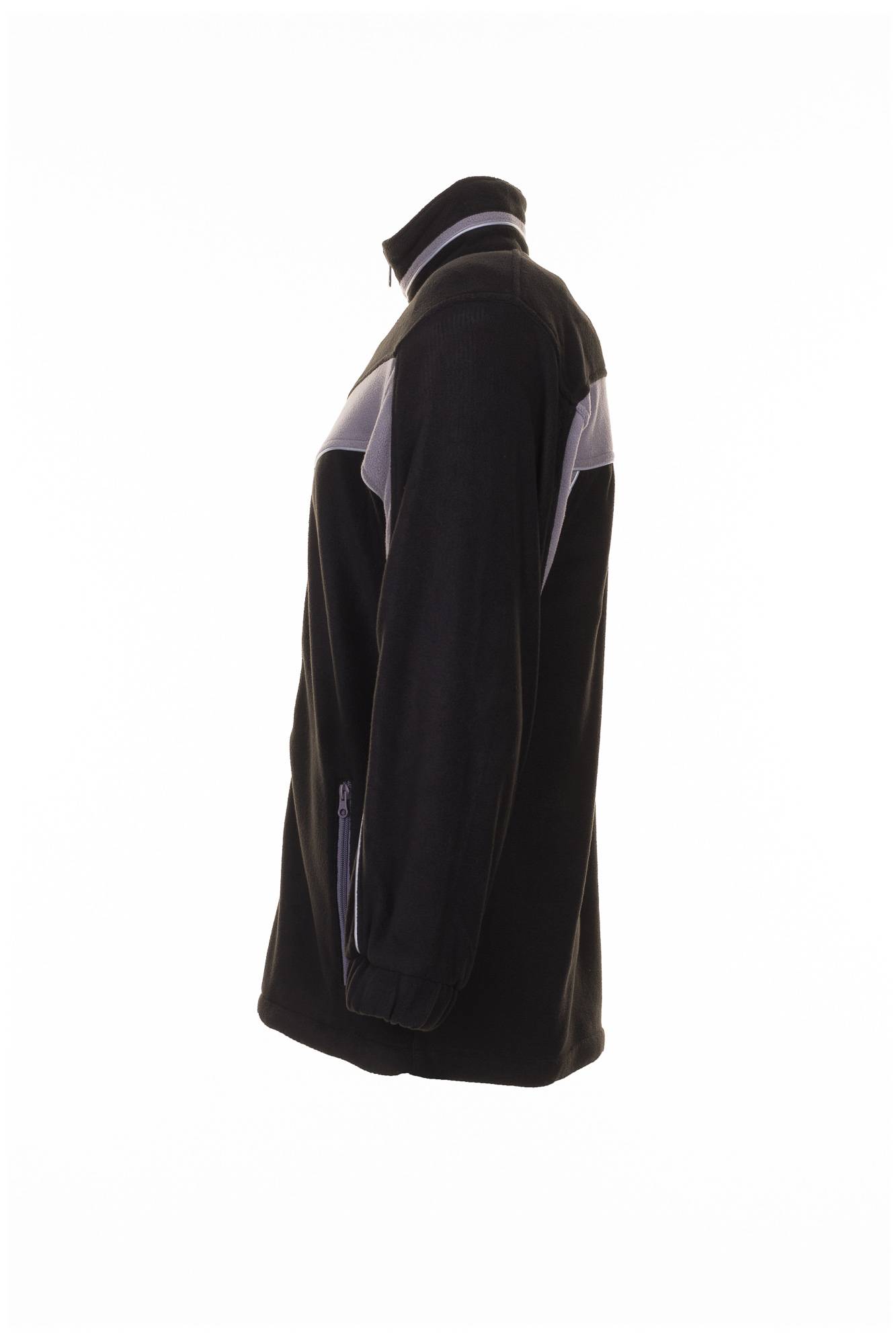 Planam Plaline Fleecejacke schwarz/zink XS 2560040