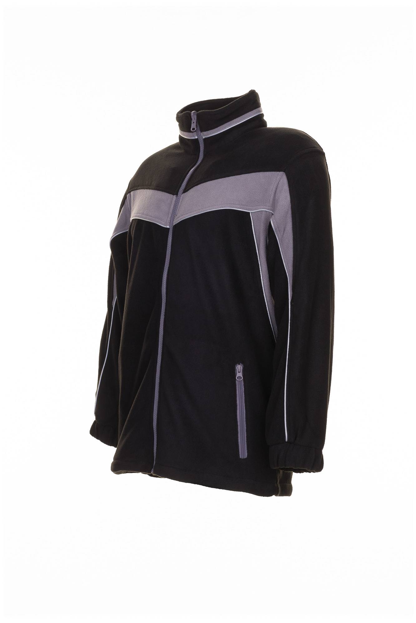 Planam Plaline Fleecejacke schwarz/zink XS 2560040