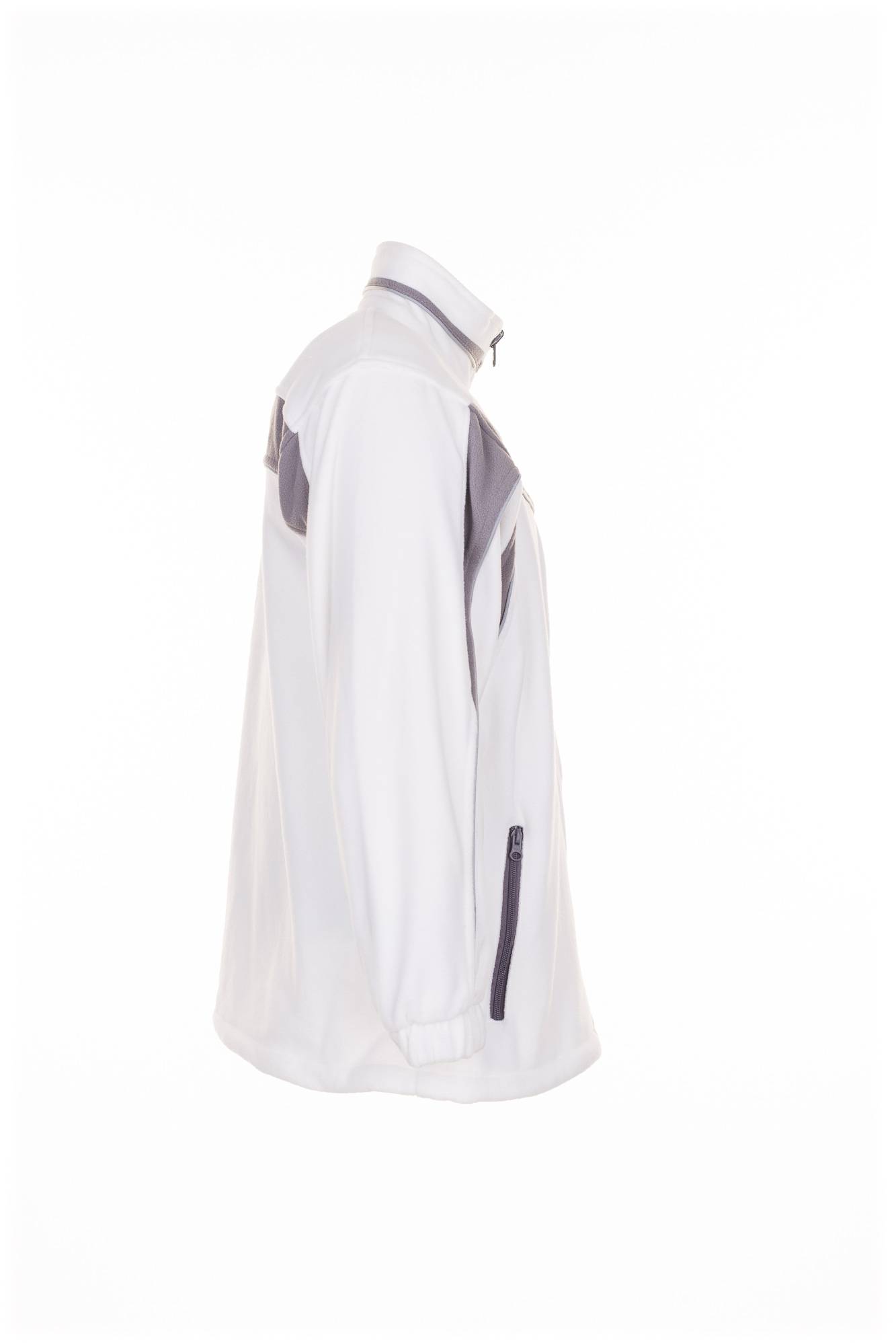 Planam Plaline Fleecejacke reinweiß/zink XS 2563040