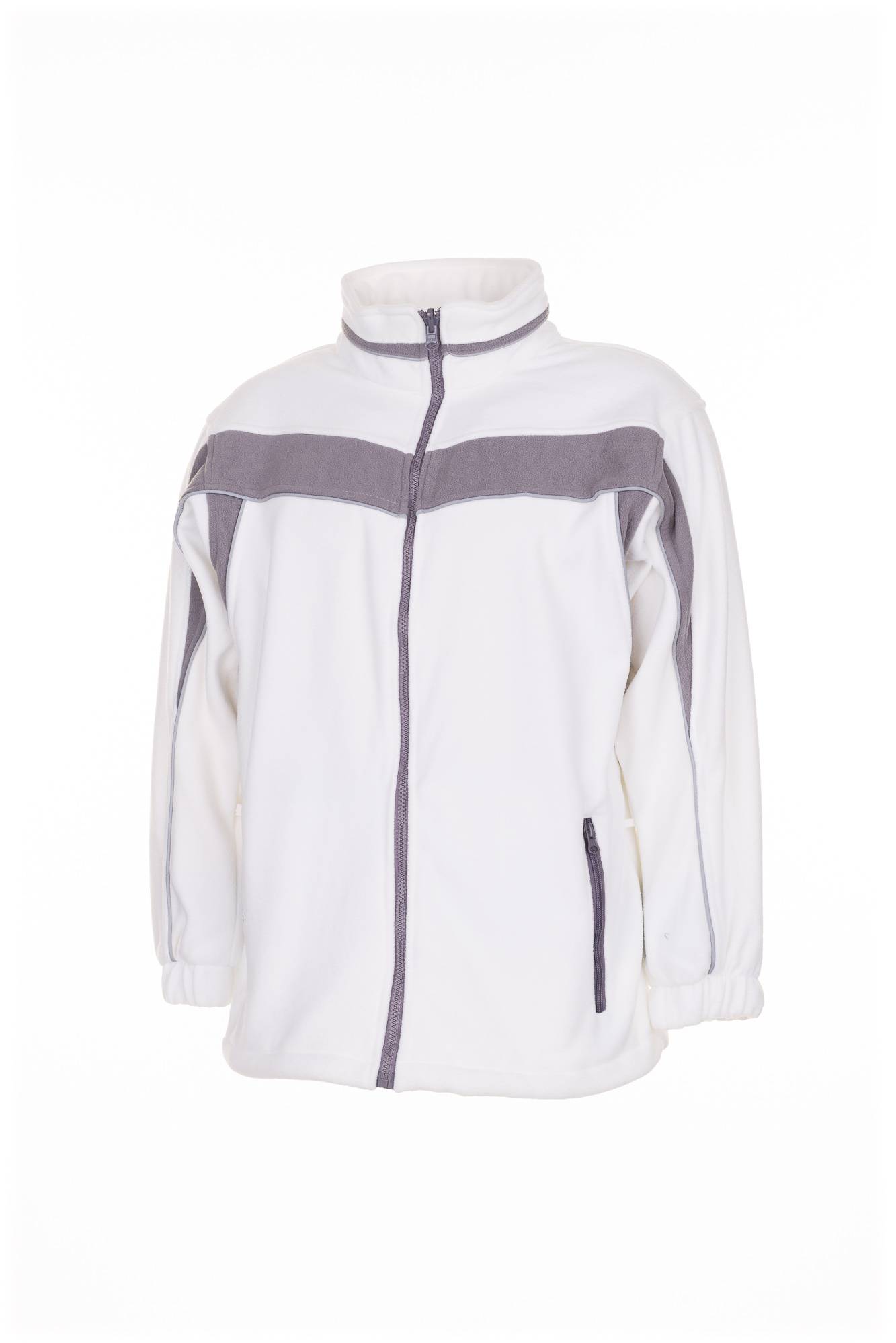 Planam Plaline Fleecejacke reinweiß/zink XS 2563040