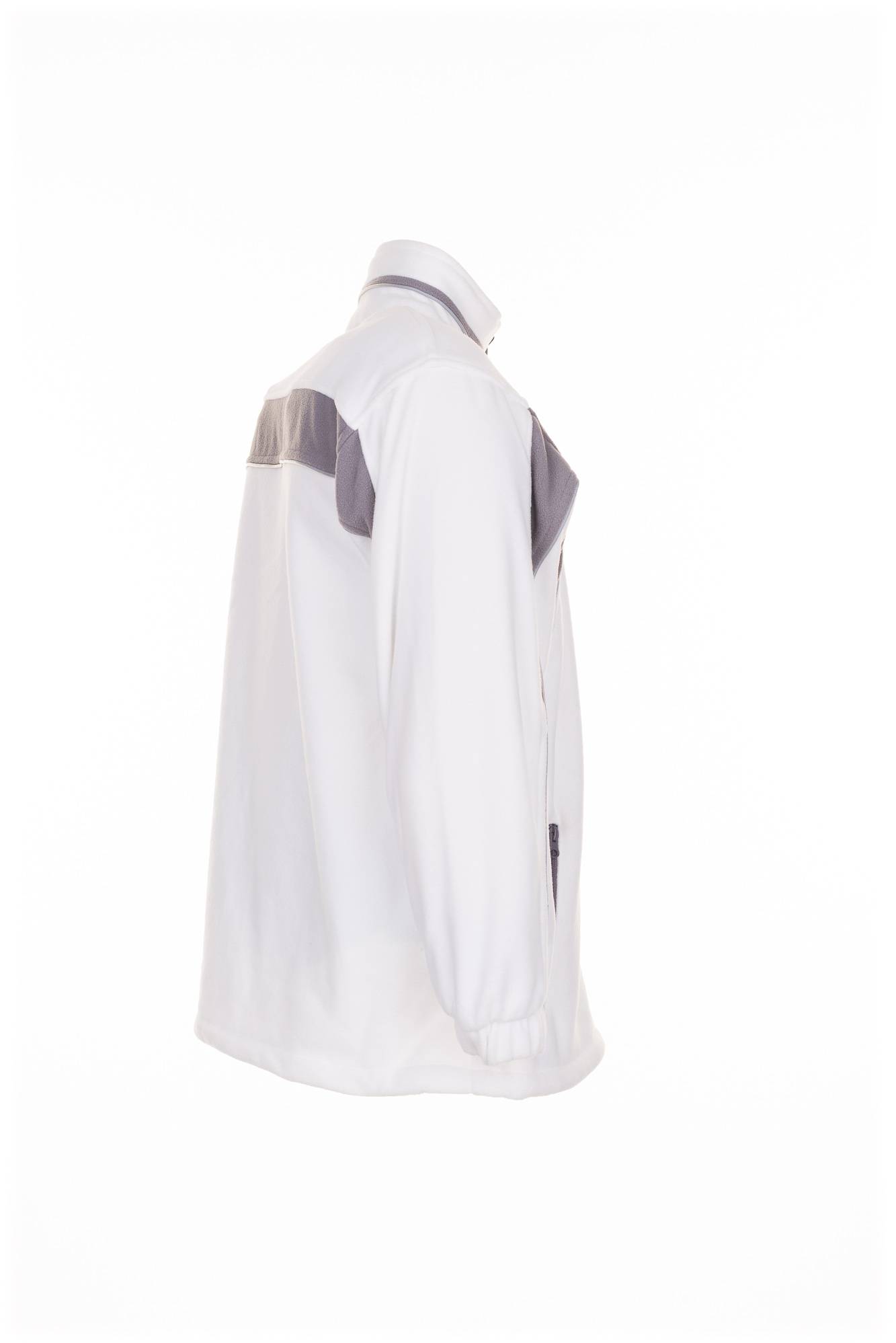 Planam Plaline Fleecejacke reinweiß/zink XS 2563040