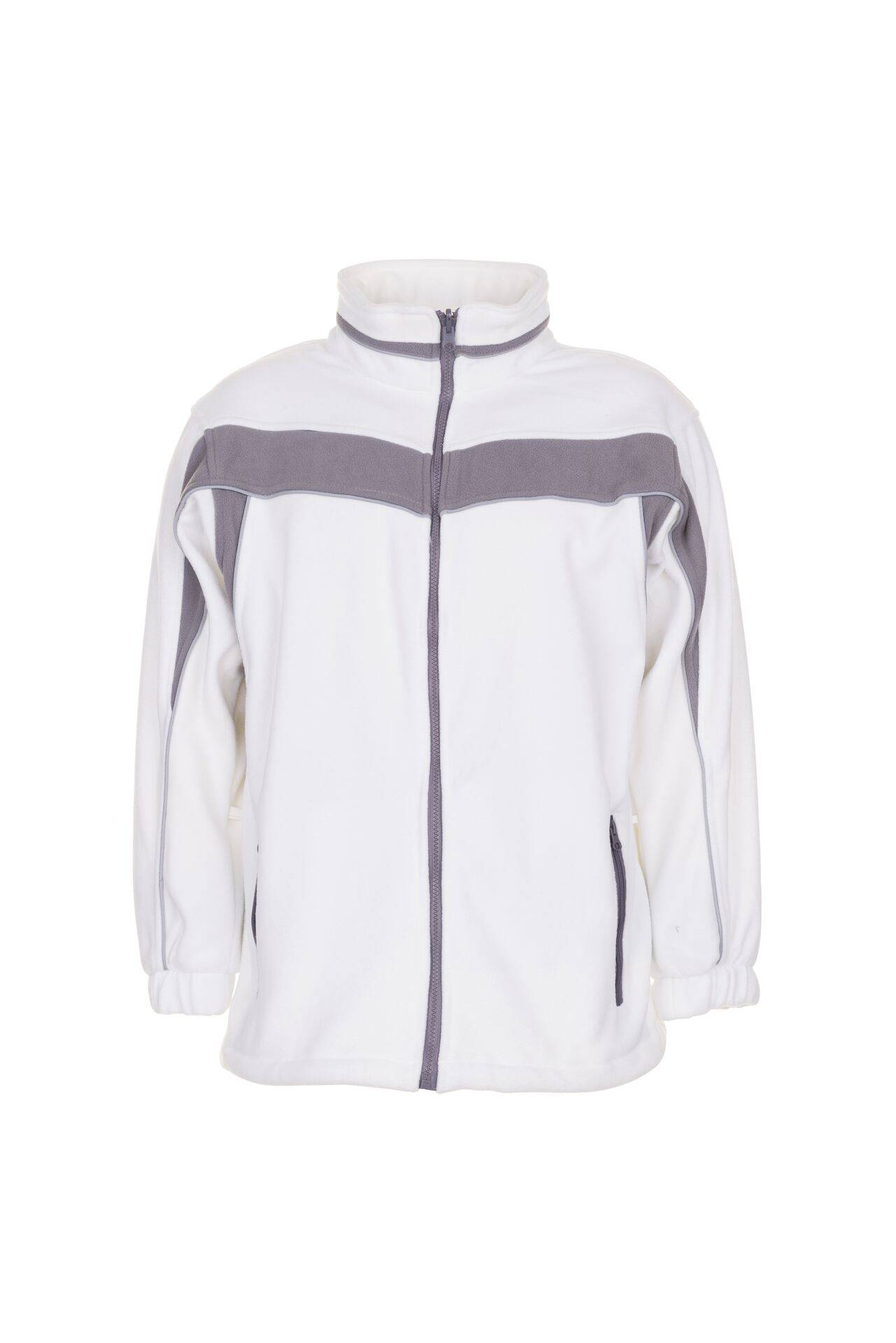 Planam Plaline Fleecejacke reinweiß/zink XXXL 2563064