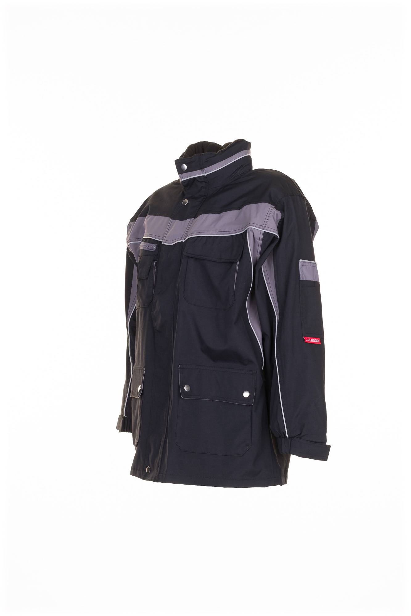 Planam Plaline Allwetterjacke schwarz/zink XS 2570040