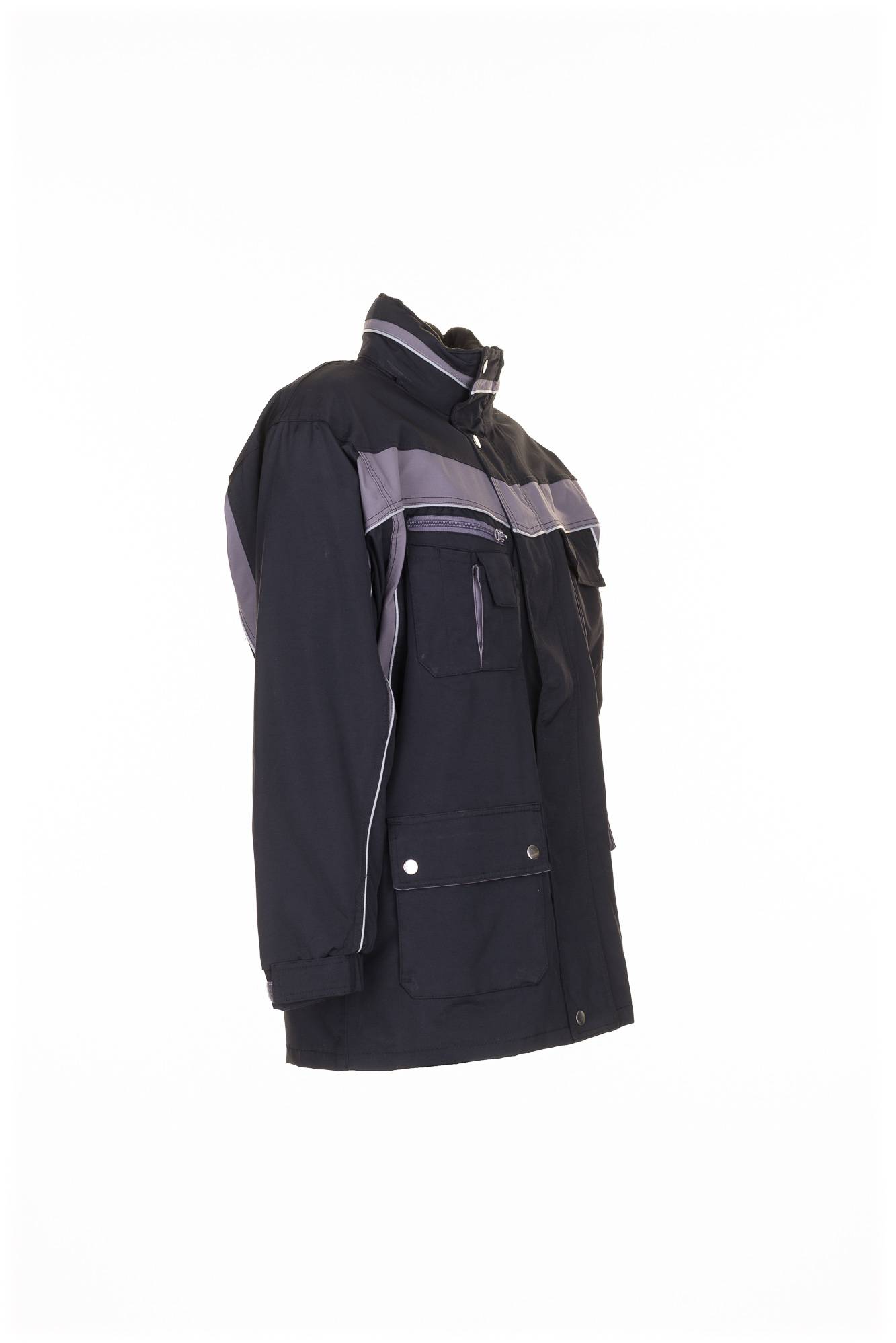 Planam Plaline Allwetterjacke schwarz/zink XS 2570040
