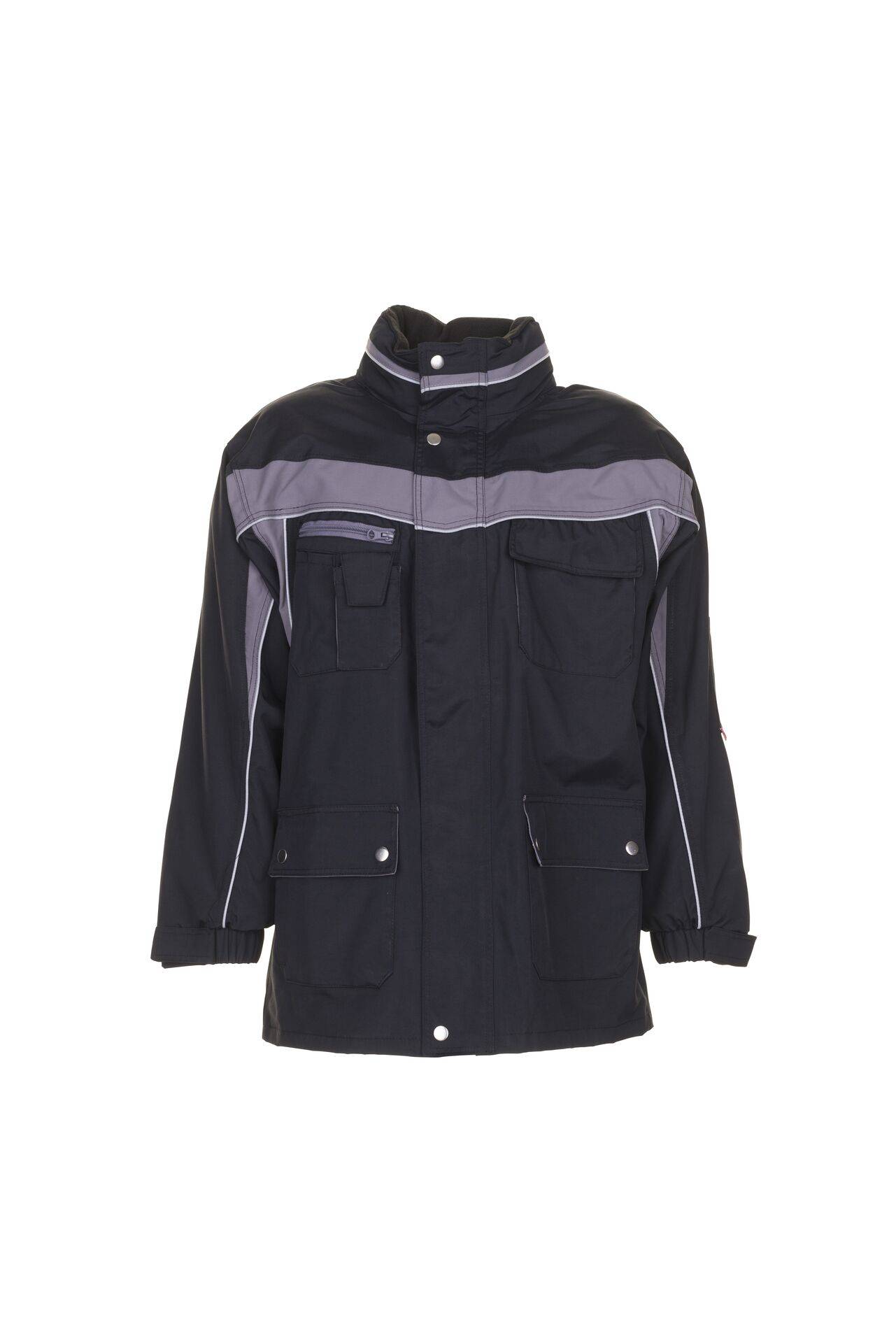 Planam Plaline Allwetterjacke schwarz/zink XL 2570056