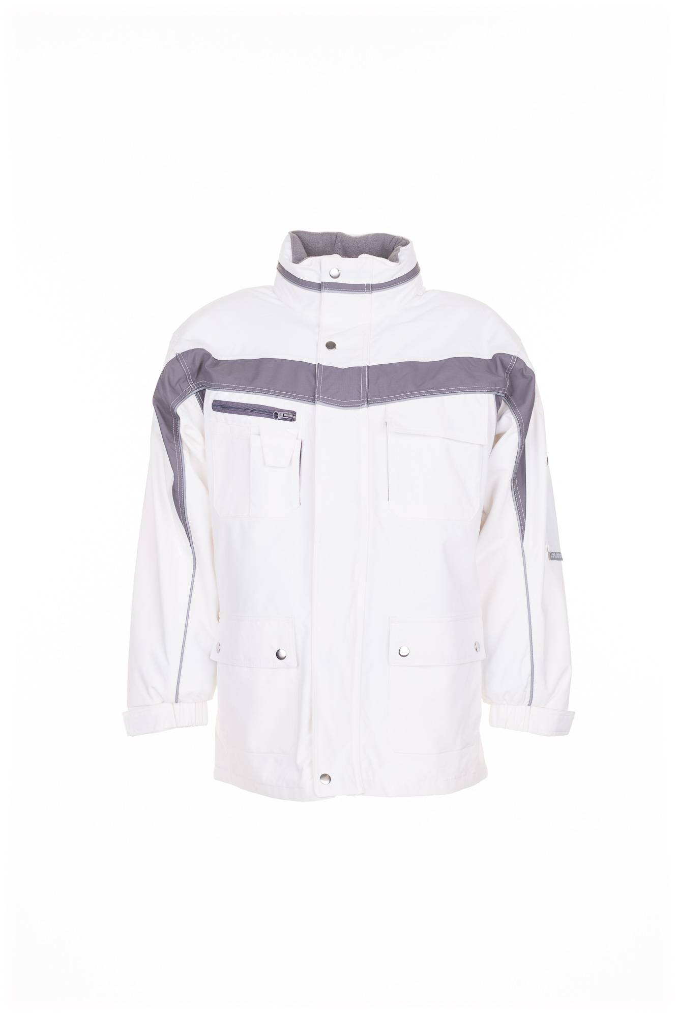 Planam Plaline Allwetterjacke reinweiß/zink XXXL 2573064