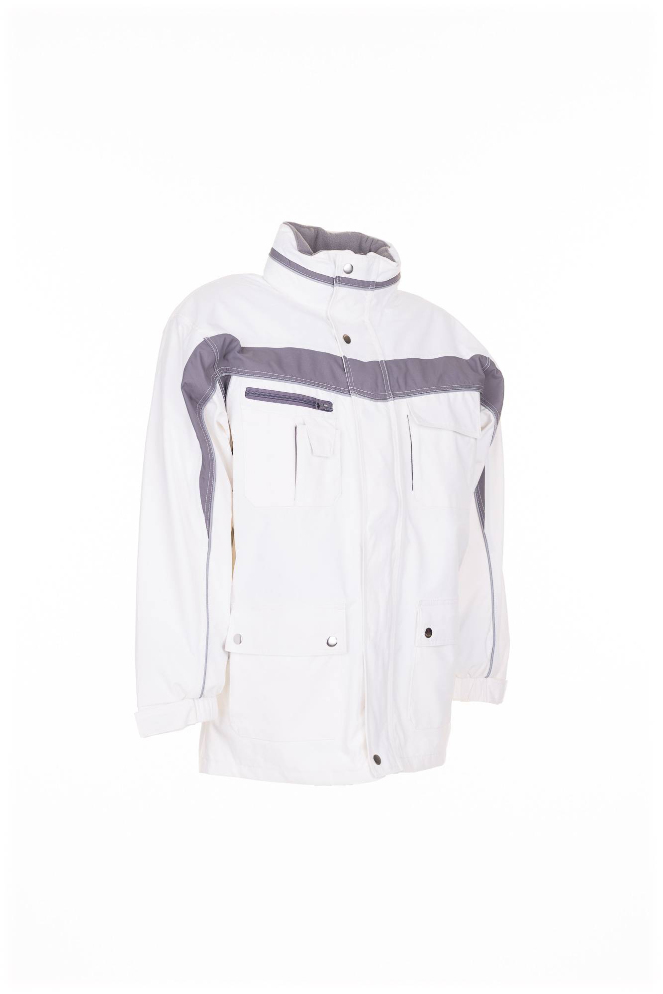 Planam Plaline Allwetterjacke reinweiß/zink 4XL 2573068