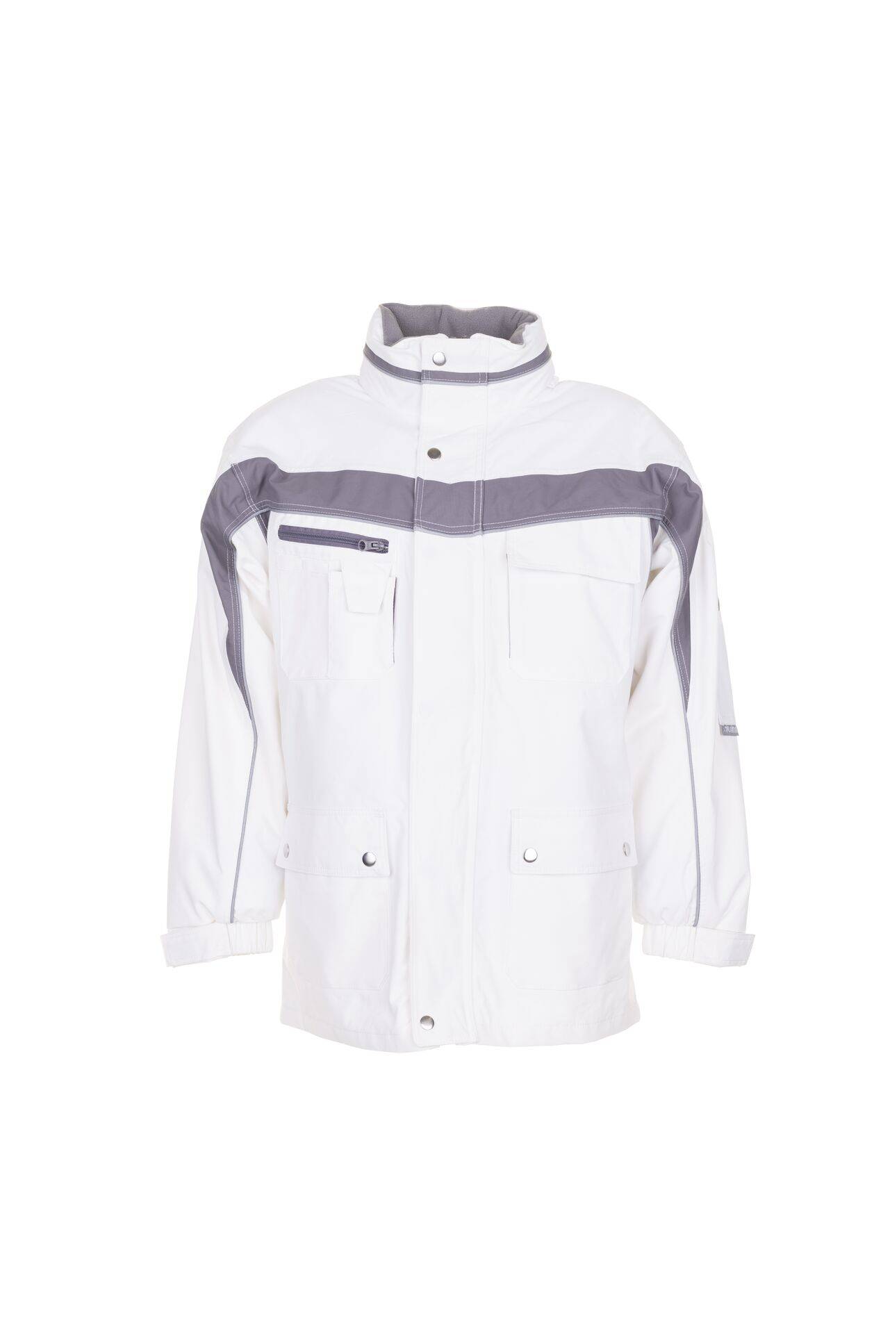 PLANAM Allwetterjacke reinweiß/zink Plaline Gr. M