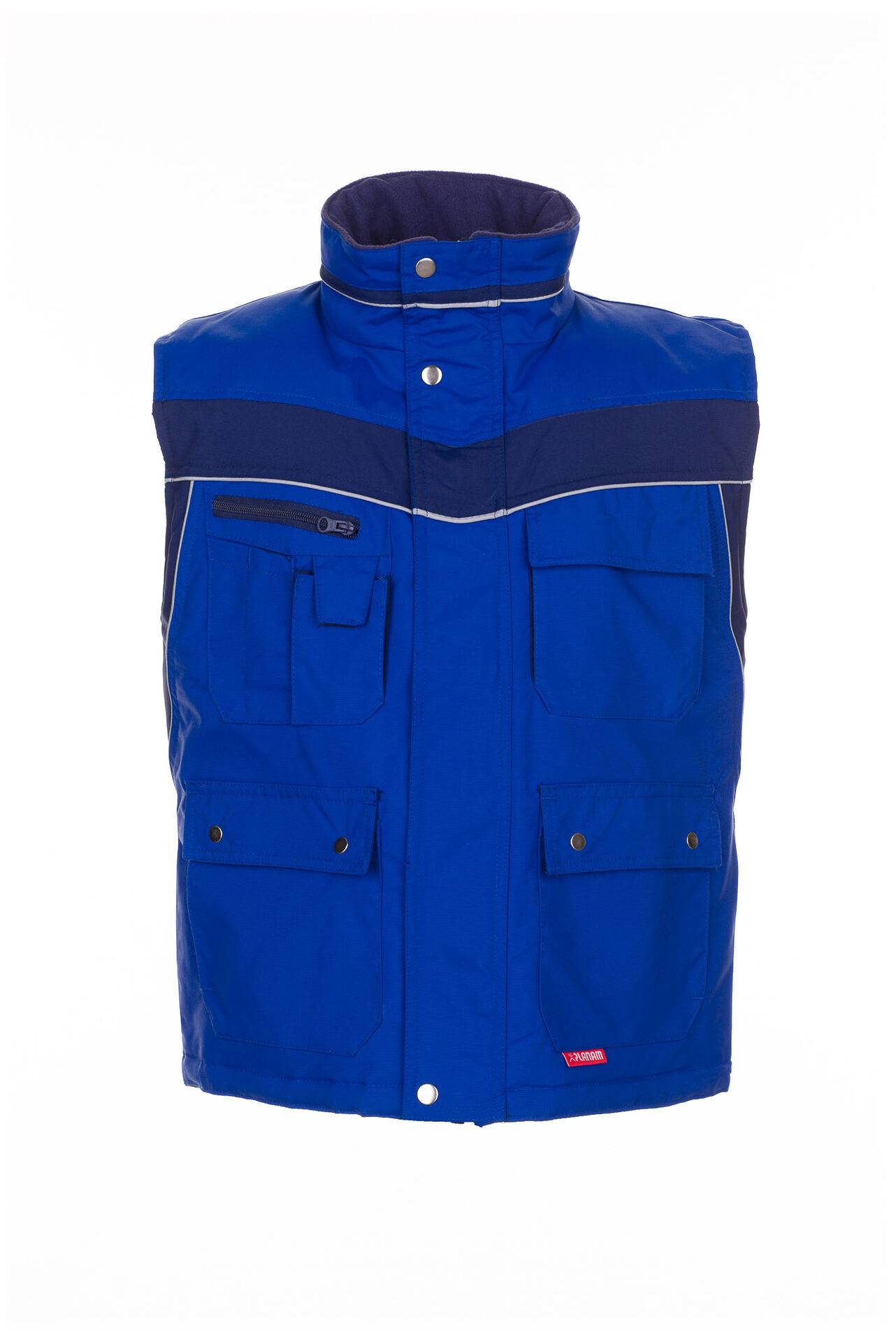 PLANAM Winterweste kornblau/marine Plaline Gr. XXXL