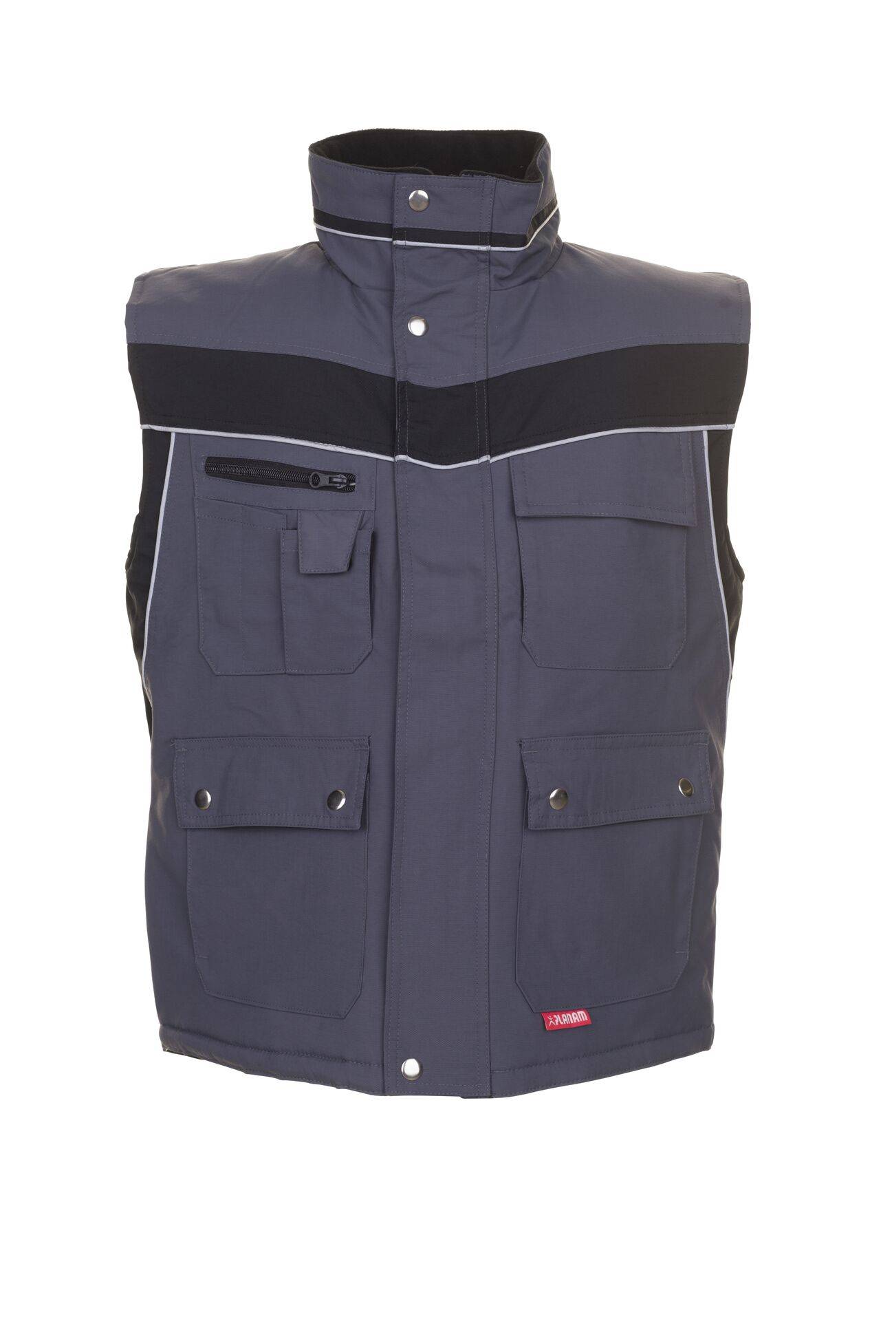 PLANAM Winterweste schiefer/schwarz Plaline Gr. XXXL