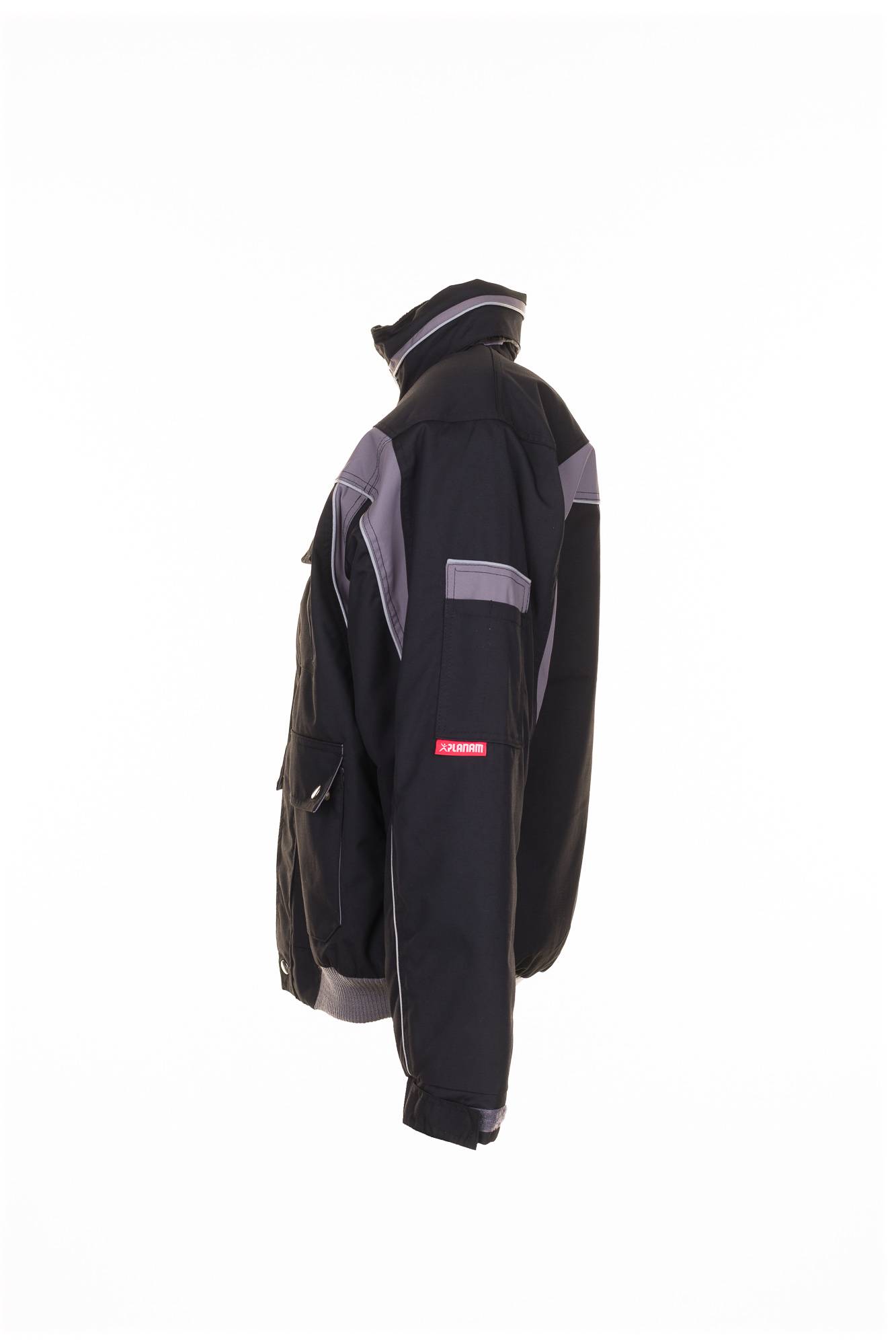 Planam Plaline Winterblouson schwarz/zink XS 2590040