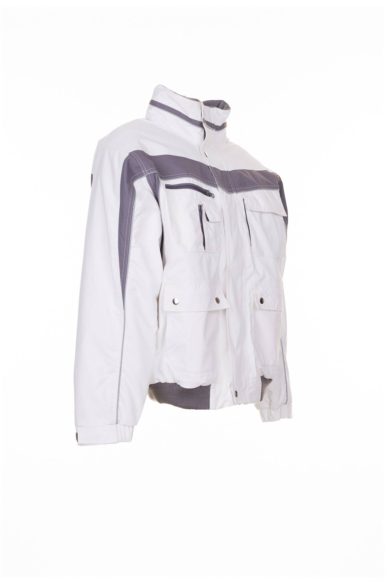 Planam Plaline Winterblouson reinweiß/zink XS 2593040