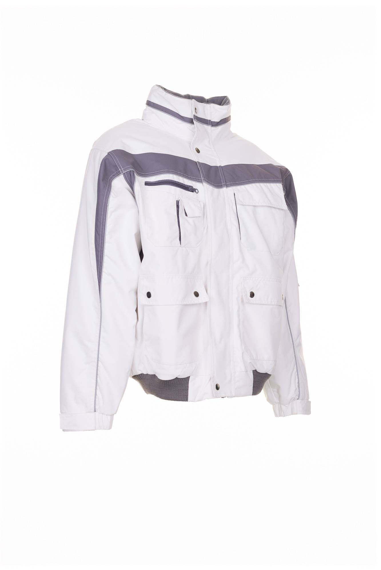 Planam Plaline Winterblouson reinweiß/zink XS 2593040