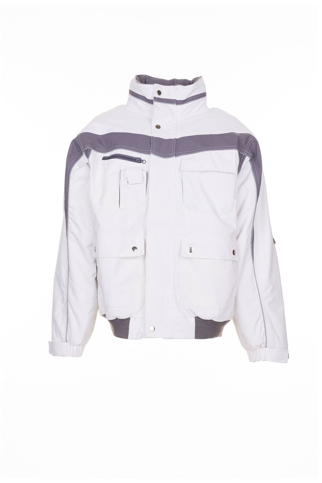 PLANAM Winterblouson reinweiß/zink Plaline Gr. S