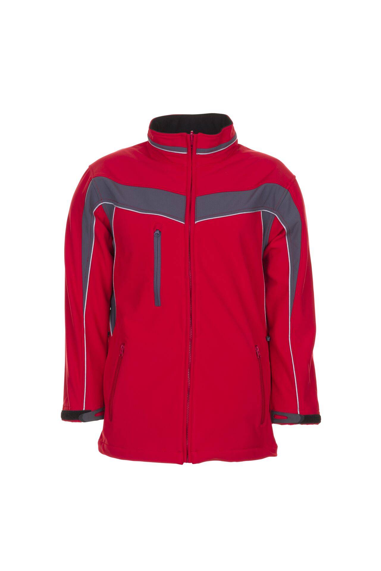 PLANAM Softshelljacke rot/schiefer Plaline Gr. L