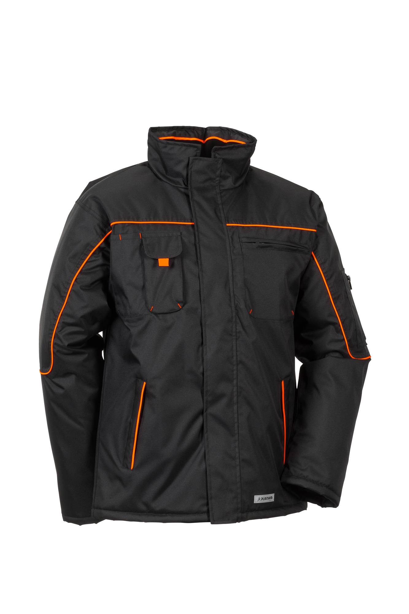 Planam Outdoor Piper Jacke schwarz/orange XS 3535040