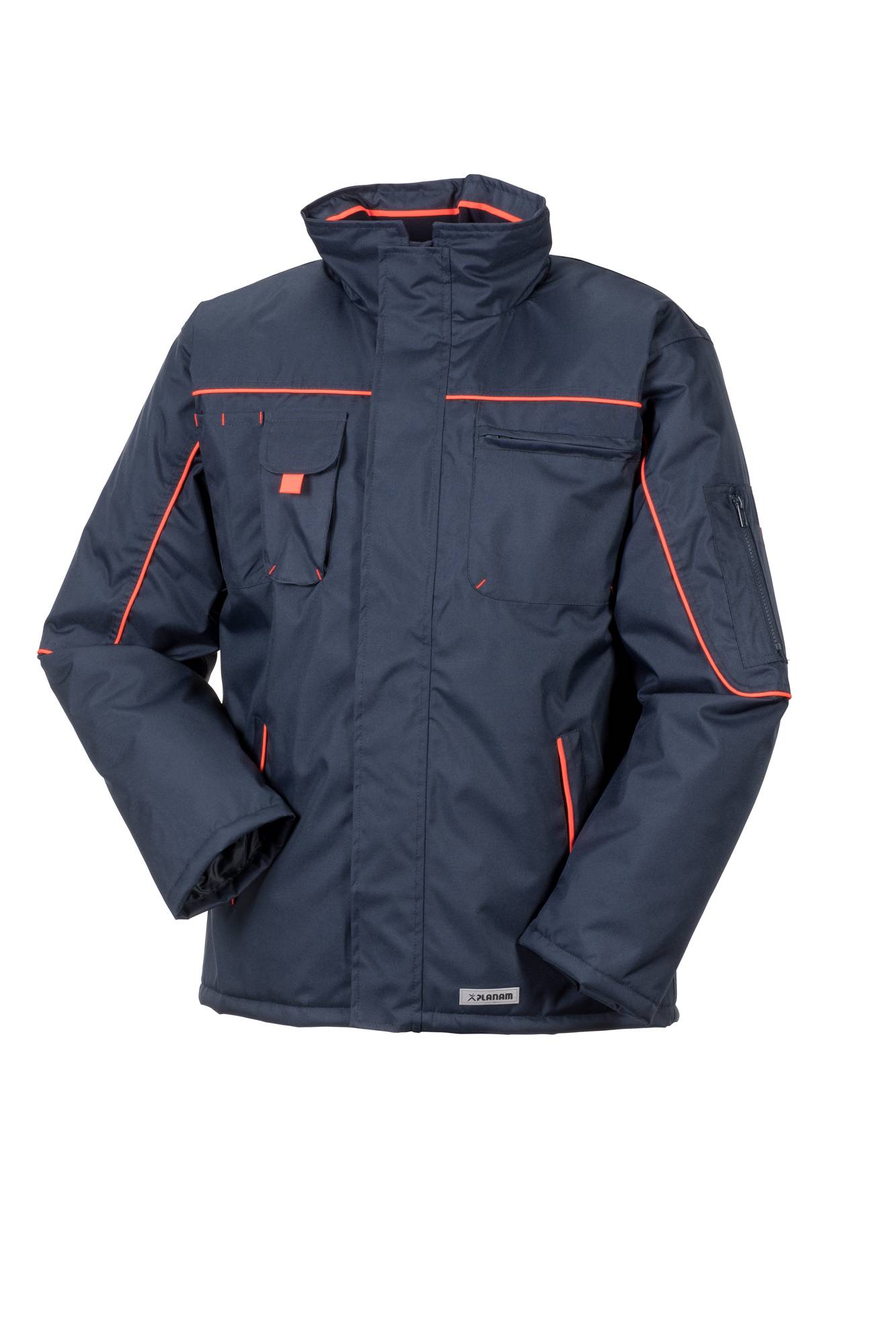 Planam Outdoor Piper Jacke marine/orange XS 3536040