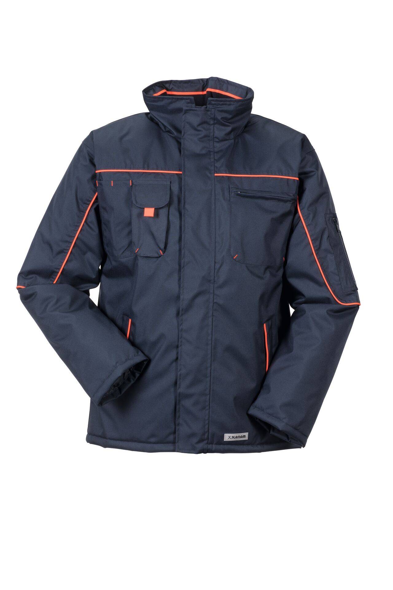 PLANAM Piper Jacke marine/orange Outdoor Gr. XXXL