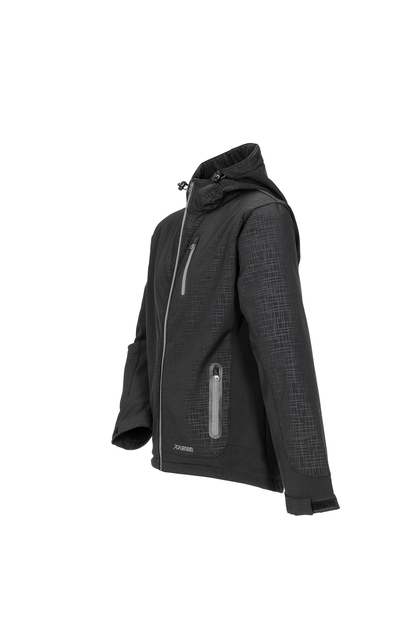 Planam Outdoor Cube Softshelljacke schwarz XS 3700040