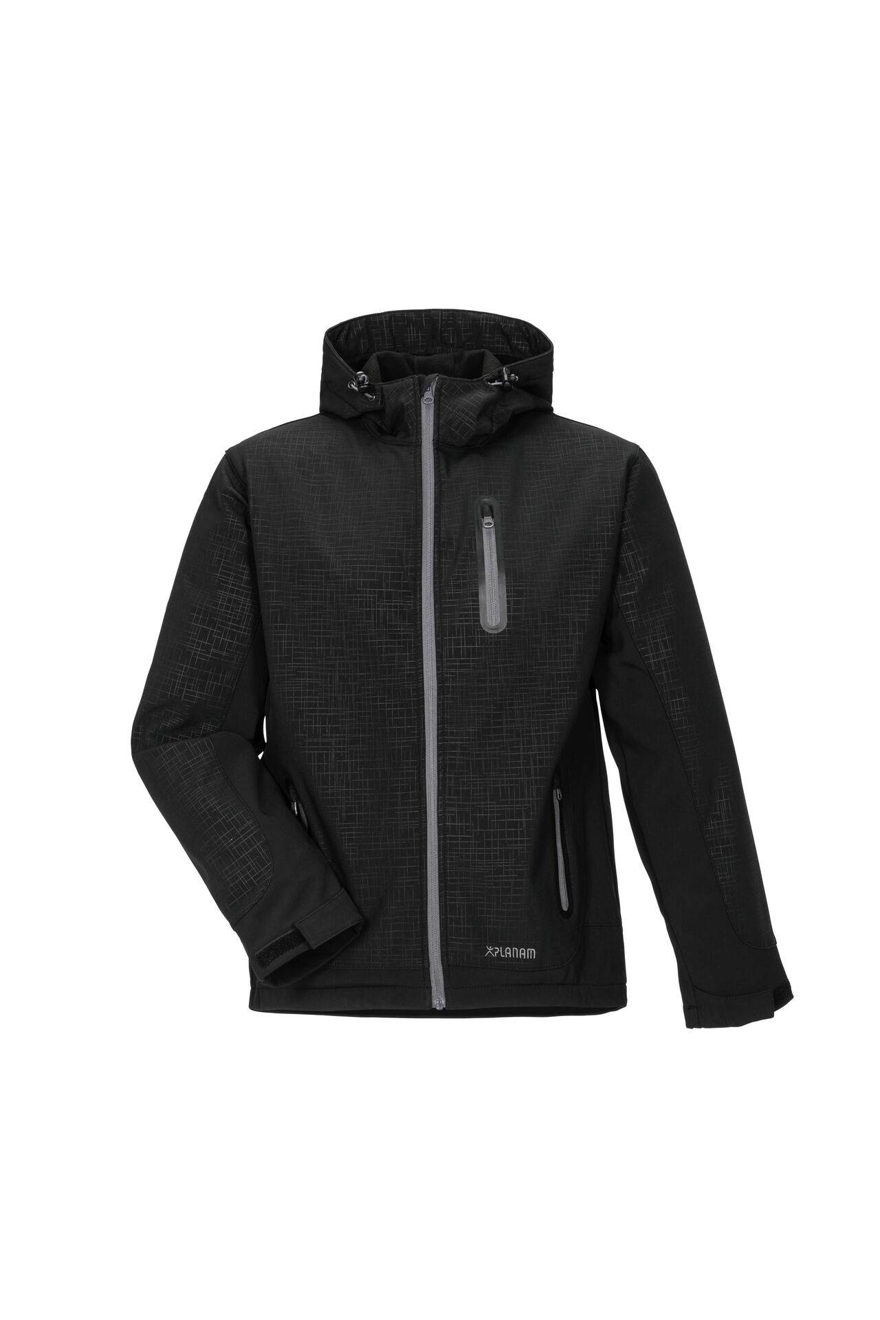 Planam Outdoor Cube Softshelljacke schwarz XXL 3700060
