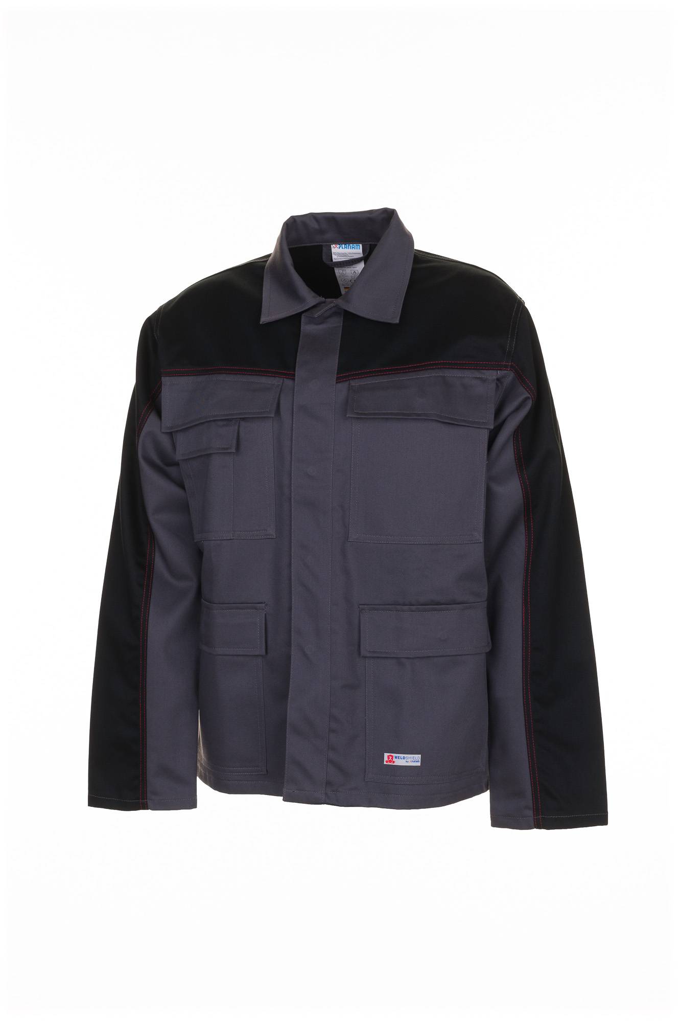 Planam Weld Shield Jacke grau/schwarz 42 5510042