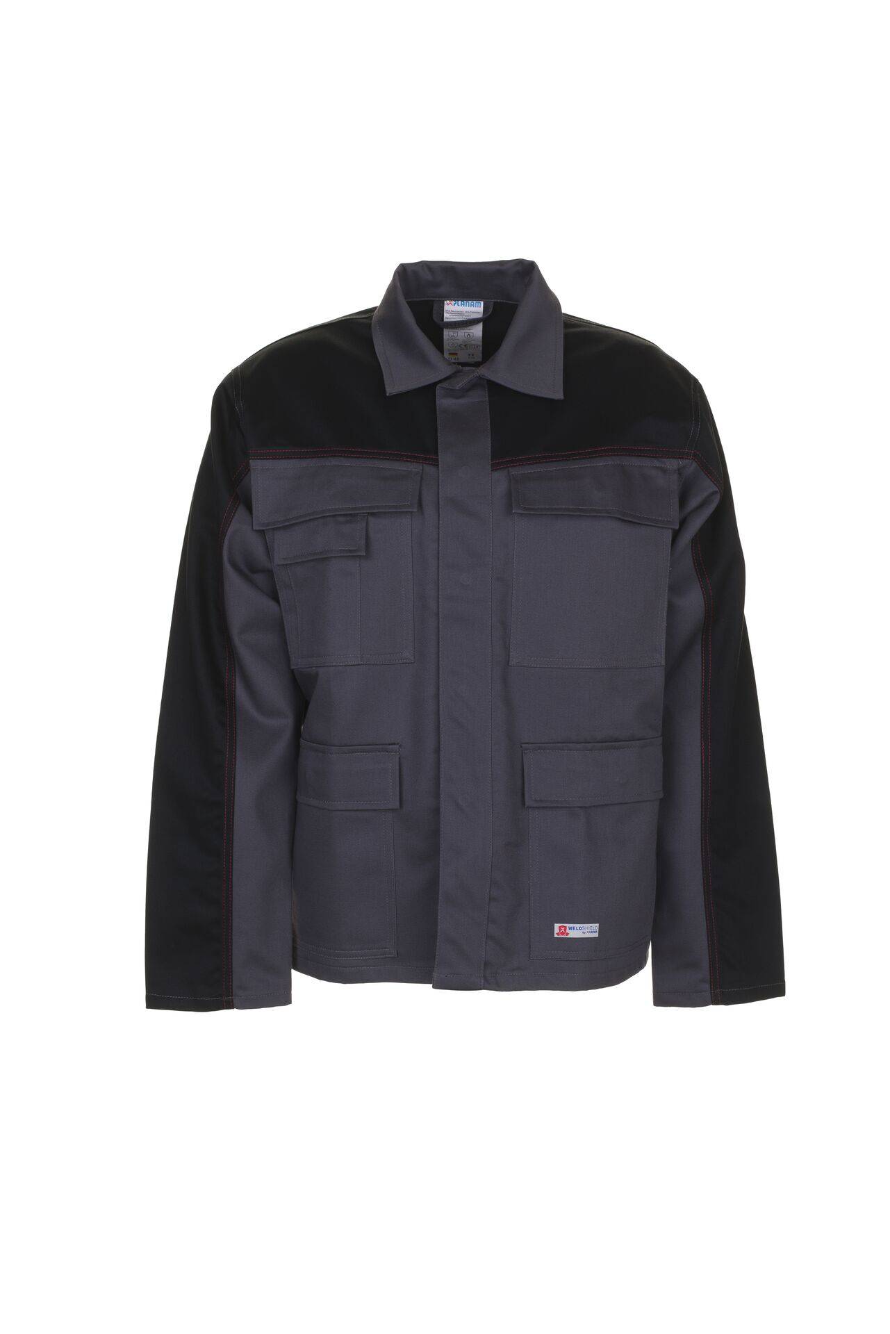 Planam Weld Shield Jacke grau/schwarz 102 5510102