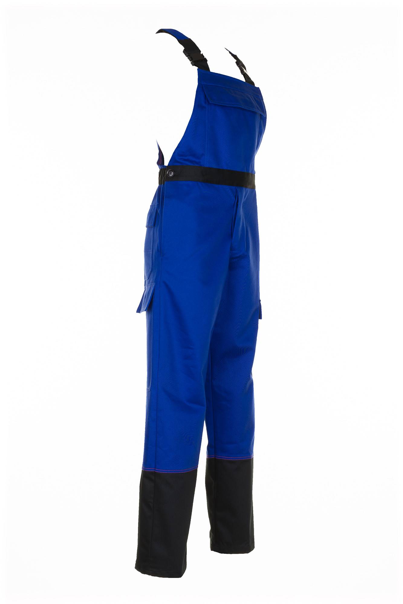 Planam Weld Shield Latzhose kornblumenblau/schwarz 64 5531064