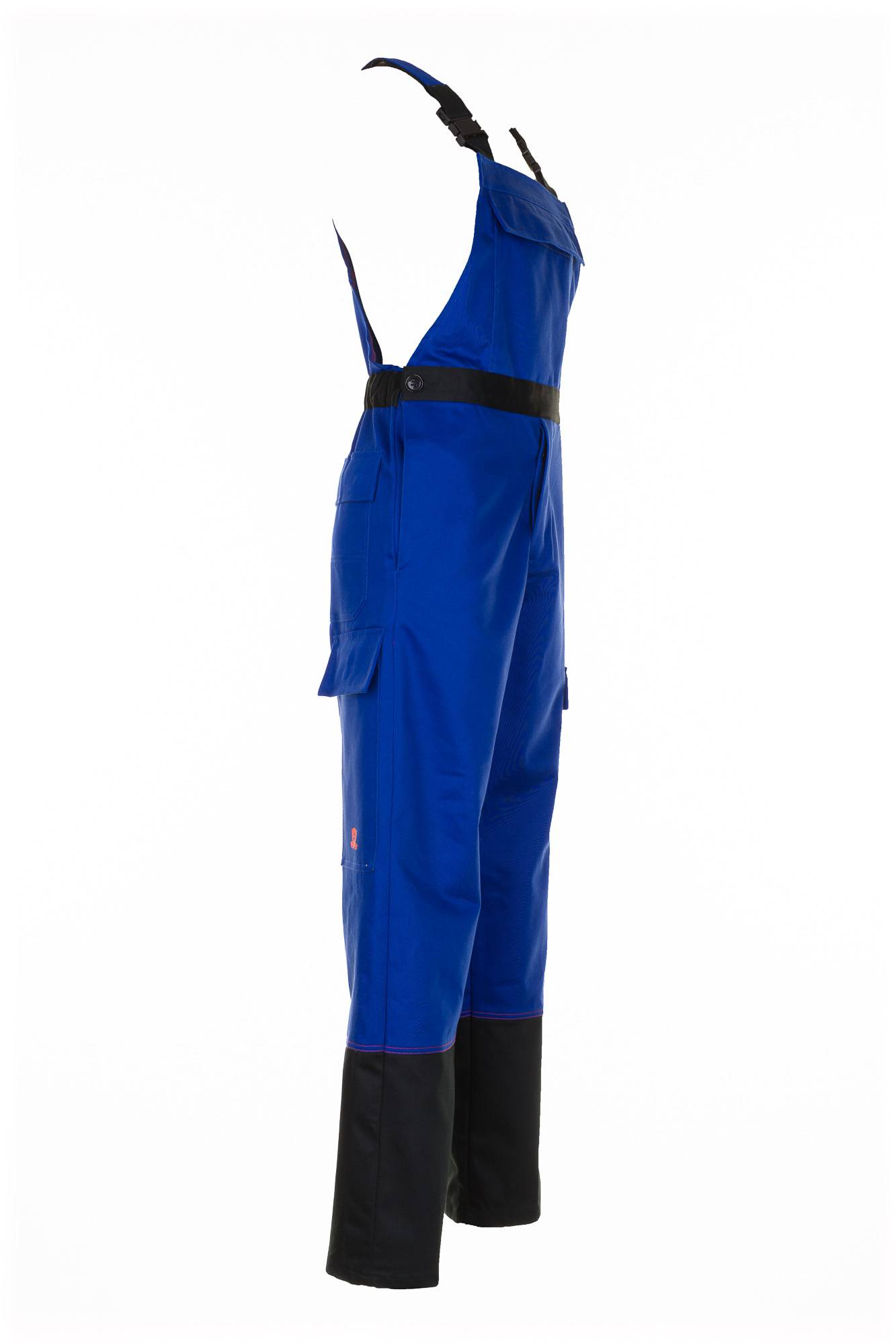 Planam Weld Shield Latzhose kornblumenblau/schwarz 62 5531062