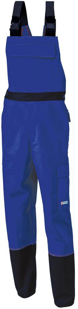 Latzhose Weld Shield, Gr.48,kornblau/schwarz
