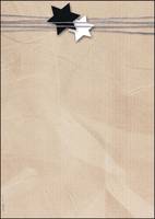 Sigel Christmas Motif Papers, Geschenkpapier, Beige, Monochromatisch, Papier, Weihnachten, Weihnachten