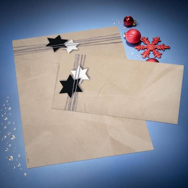 Weihnachts-Umschlag DIN lang 90g Christmas Wrapping VE=50 Stück