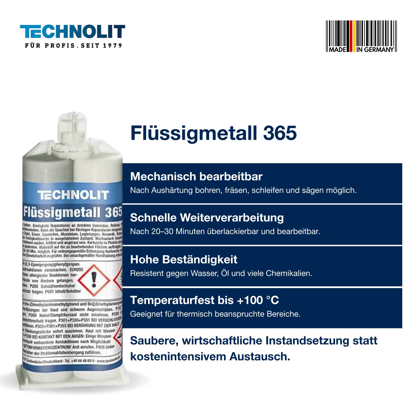 TECHNOLIT Flüssigmetall 365 50 ml