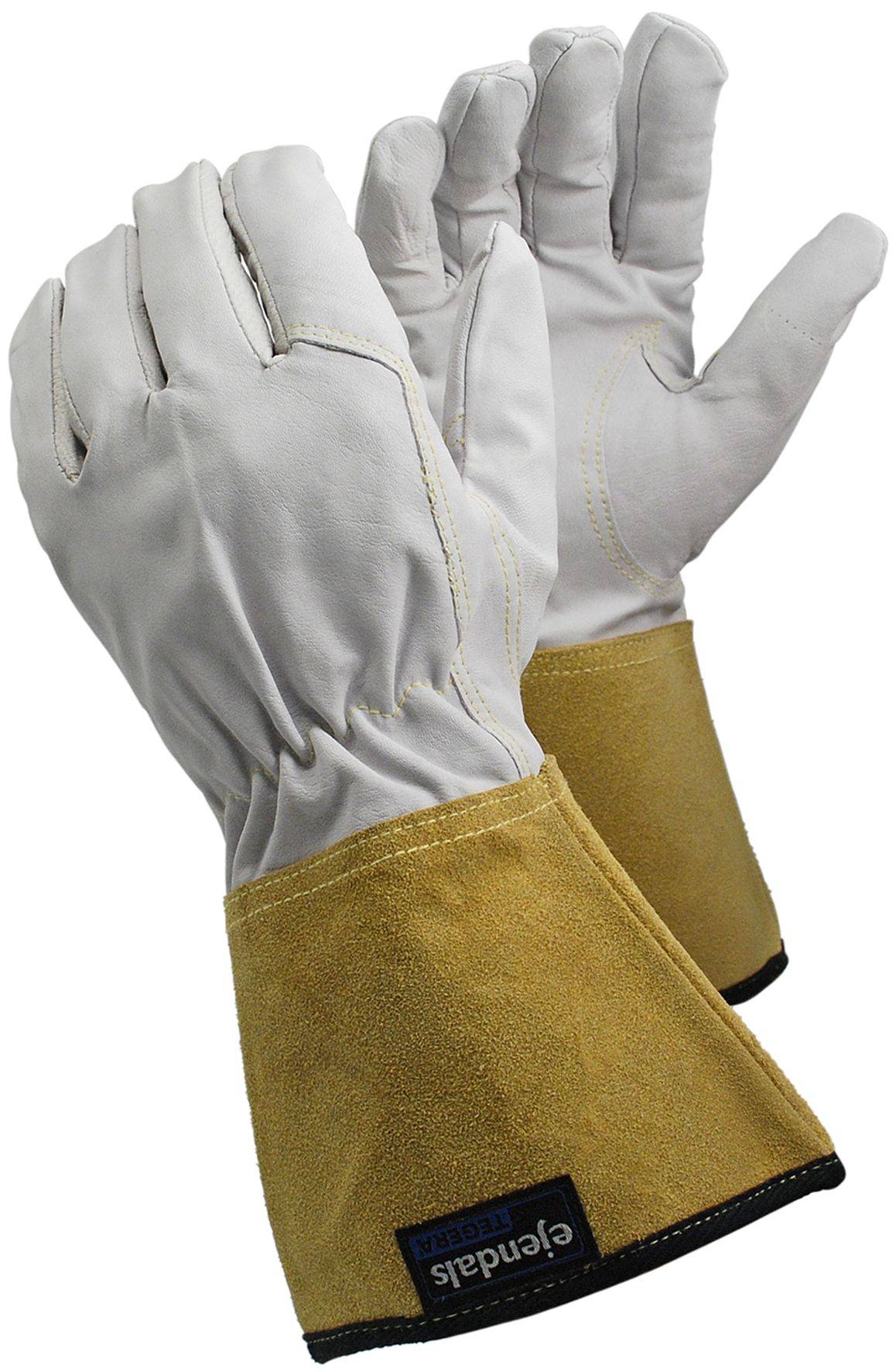 Hitzeschutzhandschuhe TEGERA 126A, Kat. III, weiß/gelb, Gr. 8