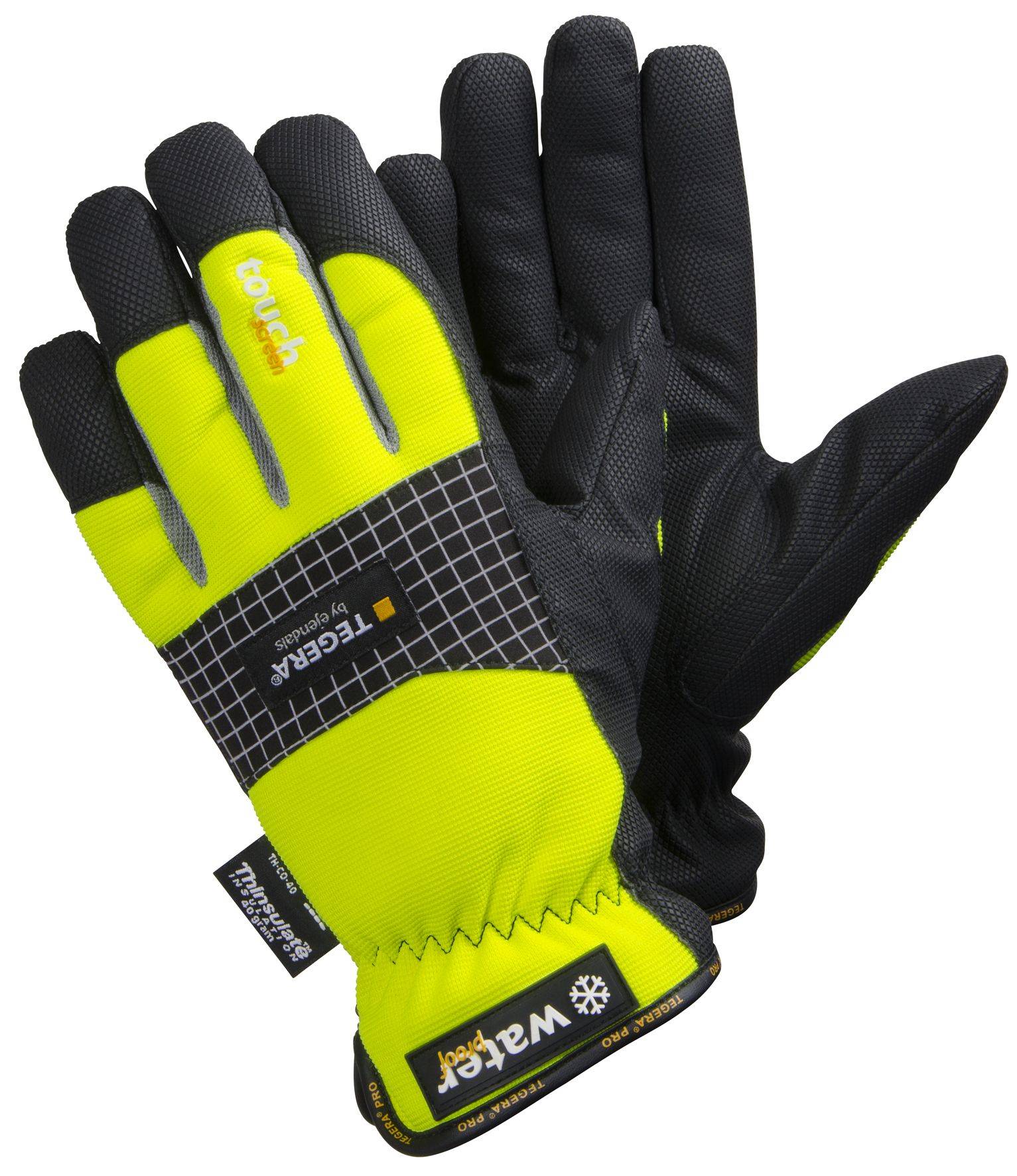 Kälteschutzhandschuhe TEGERA 9128 PRO, Kat. II, gelb/schwarz, Gr. 8